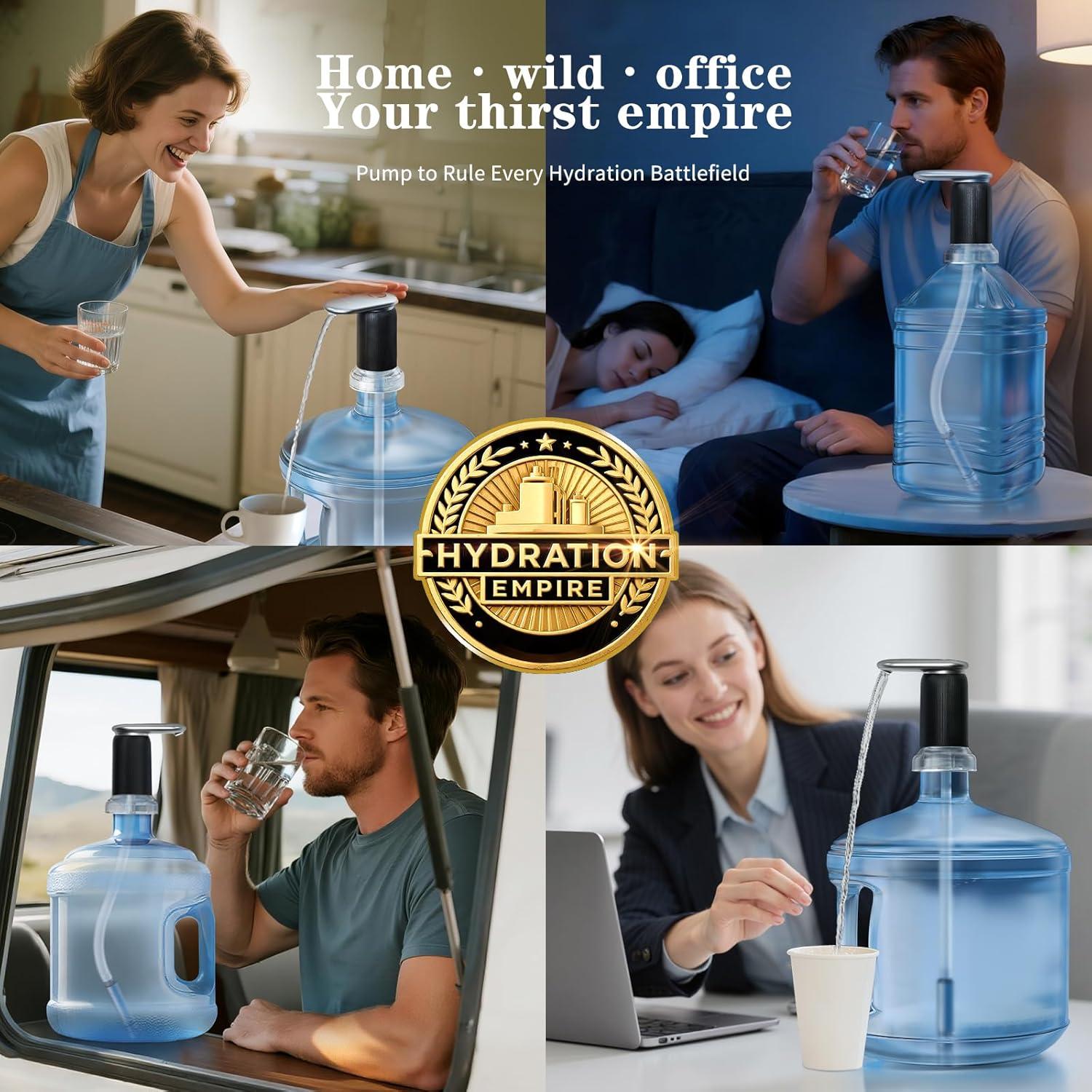 Dispensador de Agua Eléctrico Redsack 3 Galones USB Silencioso