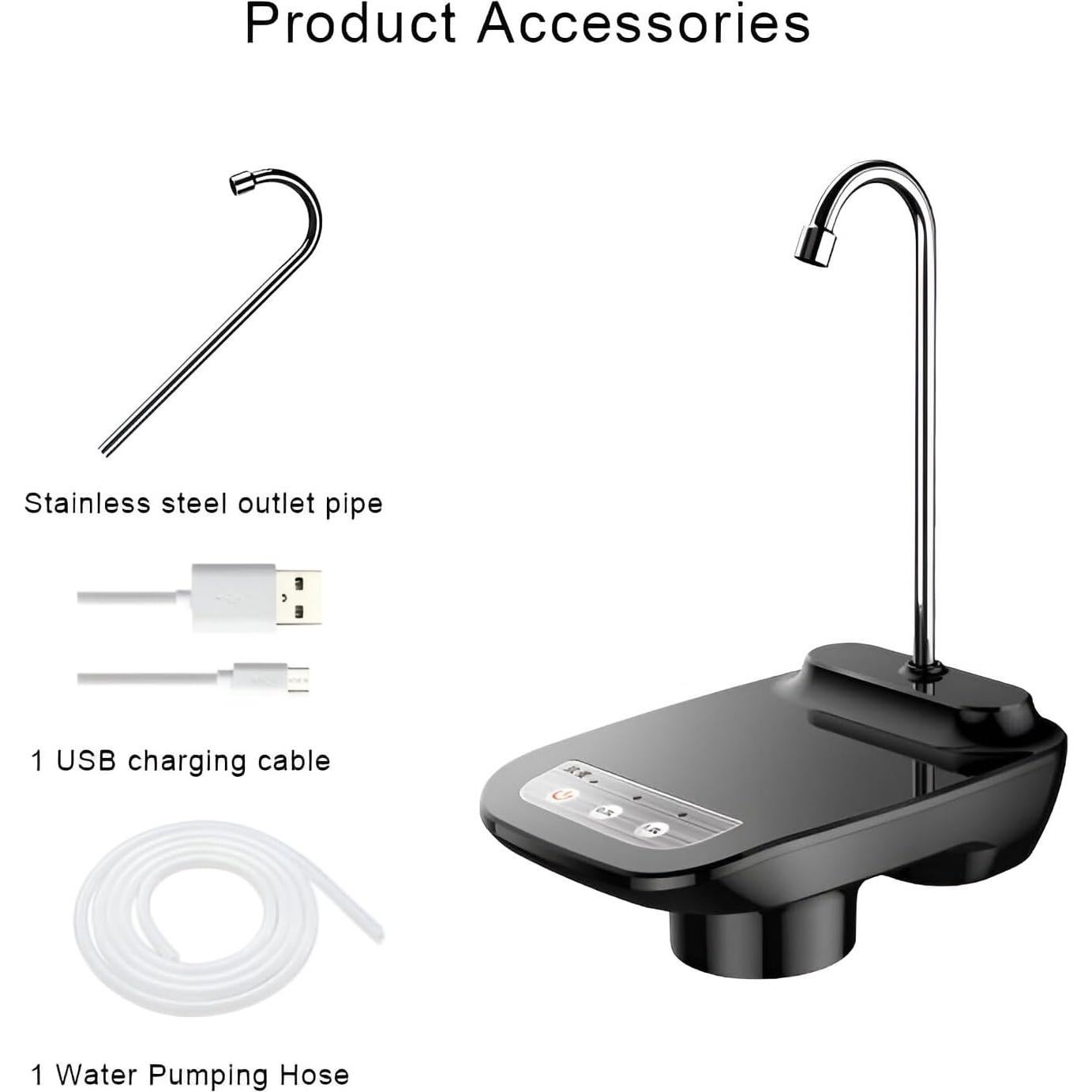 Bomba Eléctrica para Botellas de Agua Genérico 5 Galones USB