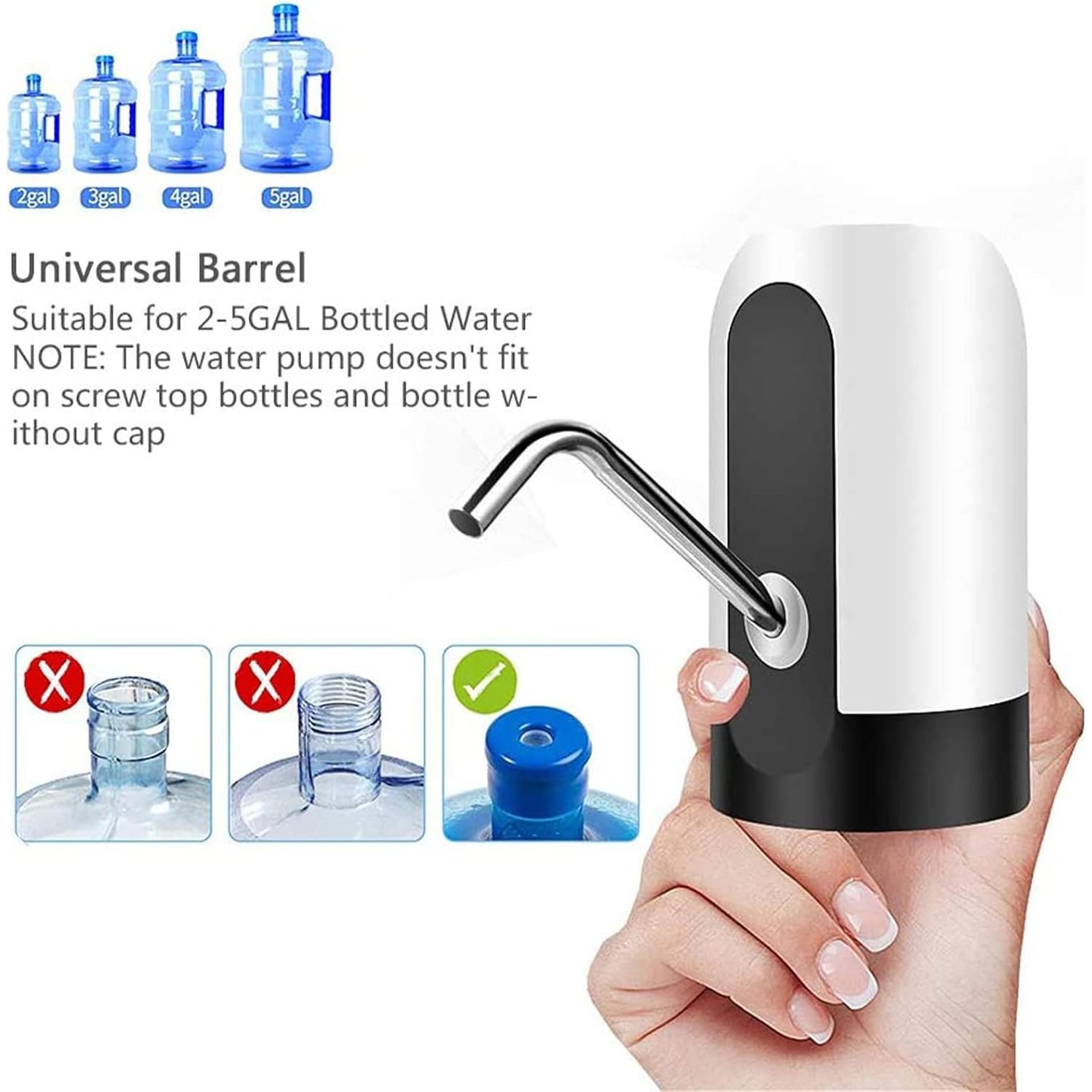 Dispensador de Agua Eléctrico NETVIP 5 Galones Recargable USB