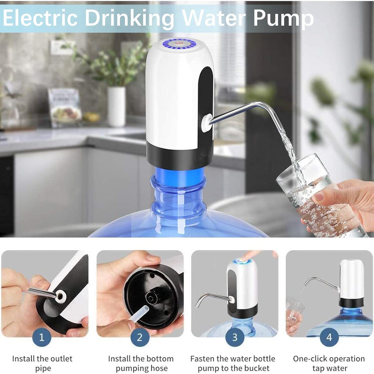 Dispensador de Agua Eléctrico NETVIP 5 Galones Recargable USB