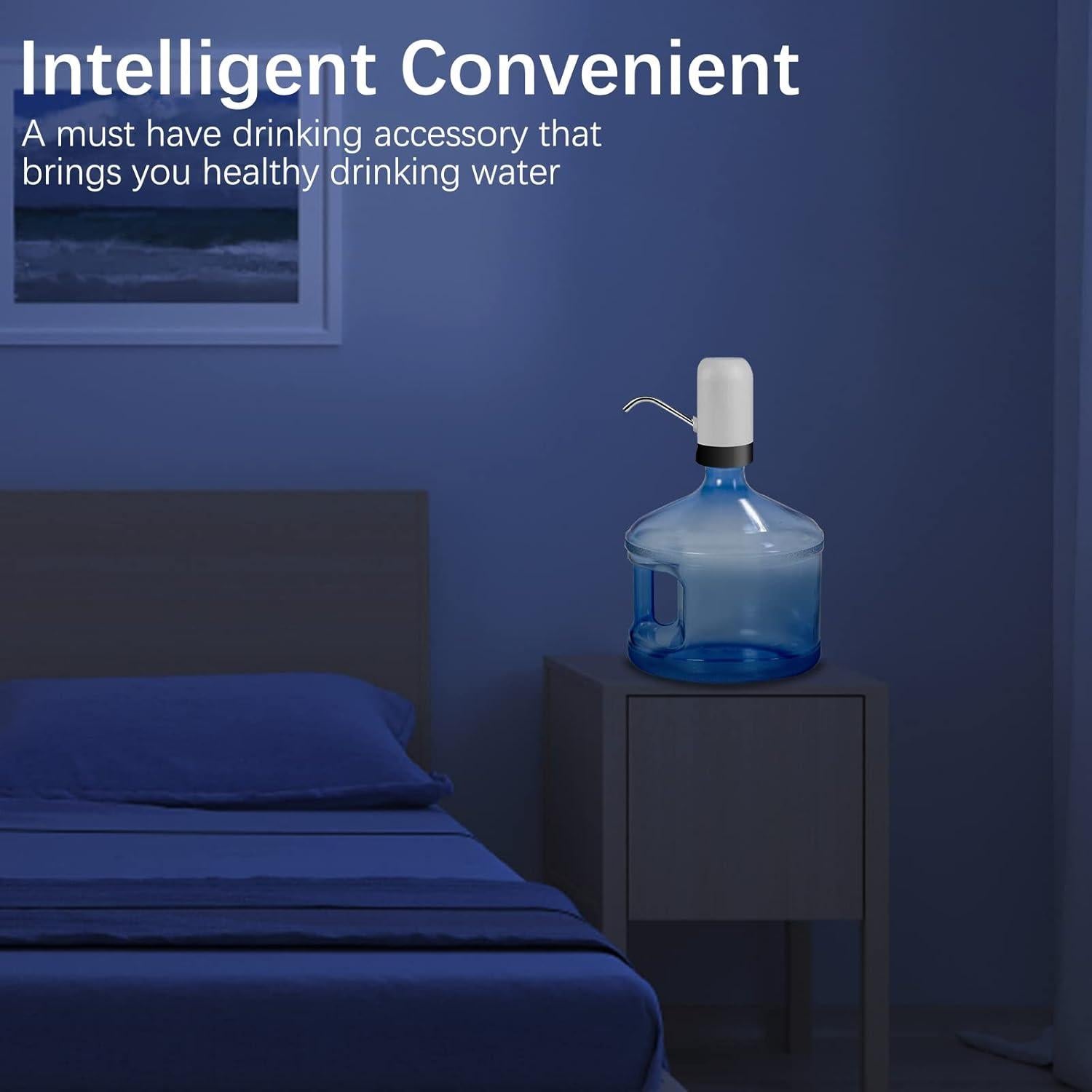 Dispensador de Agua Eléctrico NETVIP 5 Galones Recargable USB