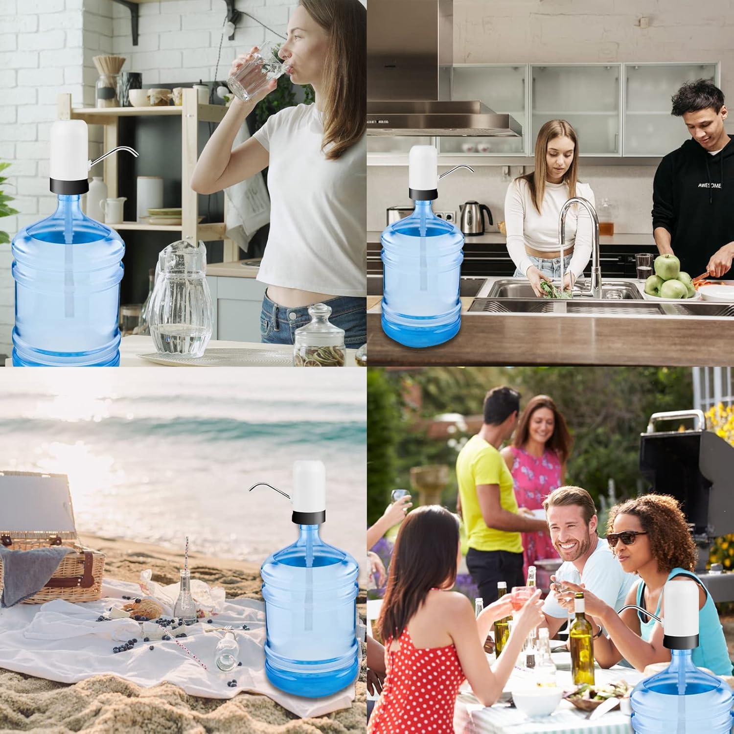 Dispensador de Agua Eléctrico NETVIP 5 Galones Recargable USB