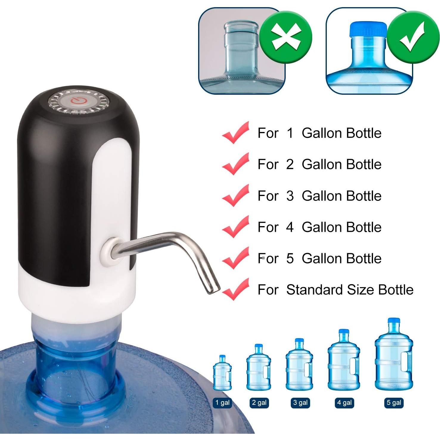 Dispensador de Agua Recargable Cljlixcy 5 Galones Bomba Portátil