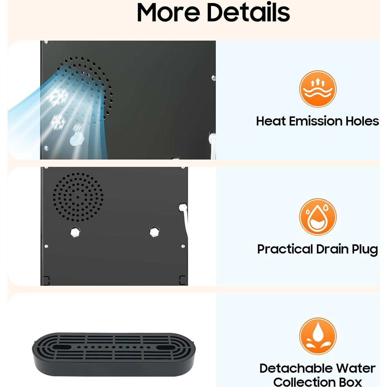 Dispensador de Agua de Carga Inferior Gosangom 20L Caliente y Frío