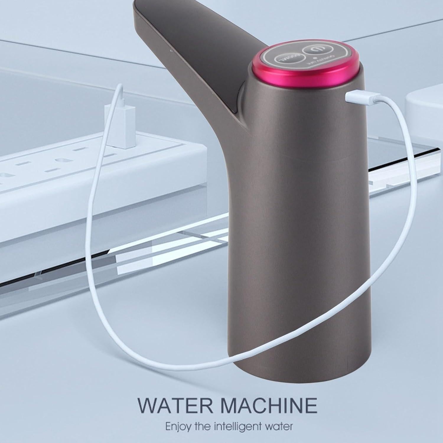 Dispensador de Agua Eléctrico Topyond USB 5 Galones Negro