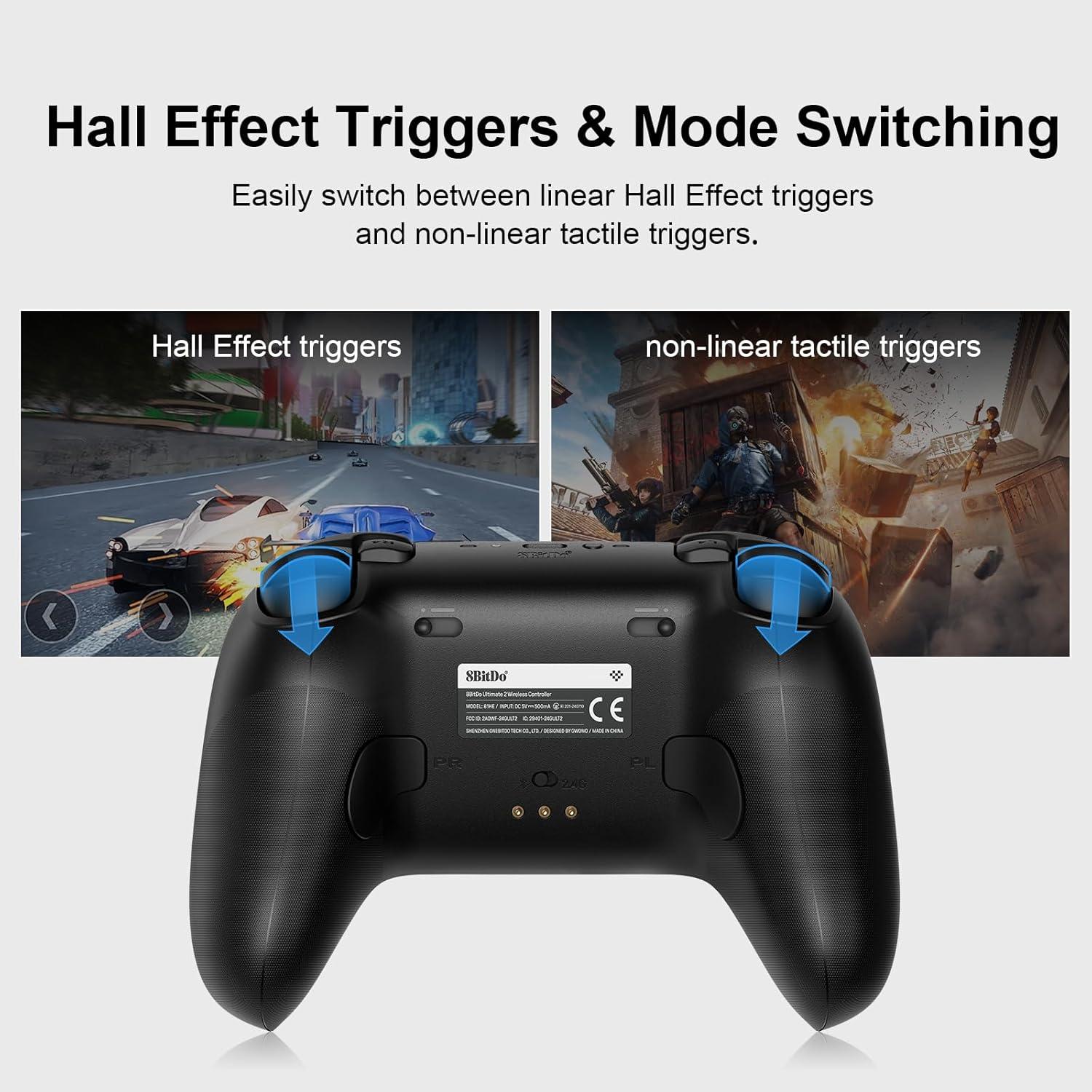 Controlador Inalámbrico 8Bitdo Ultimate 2 para Windows y Android