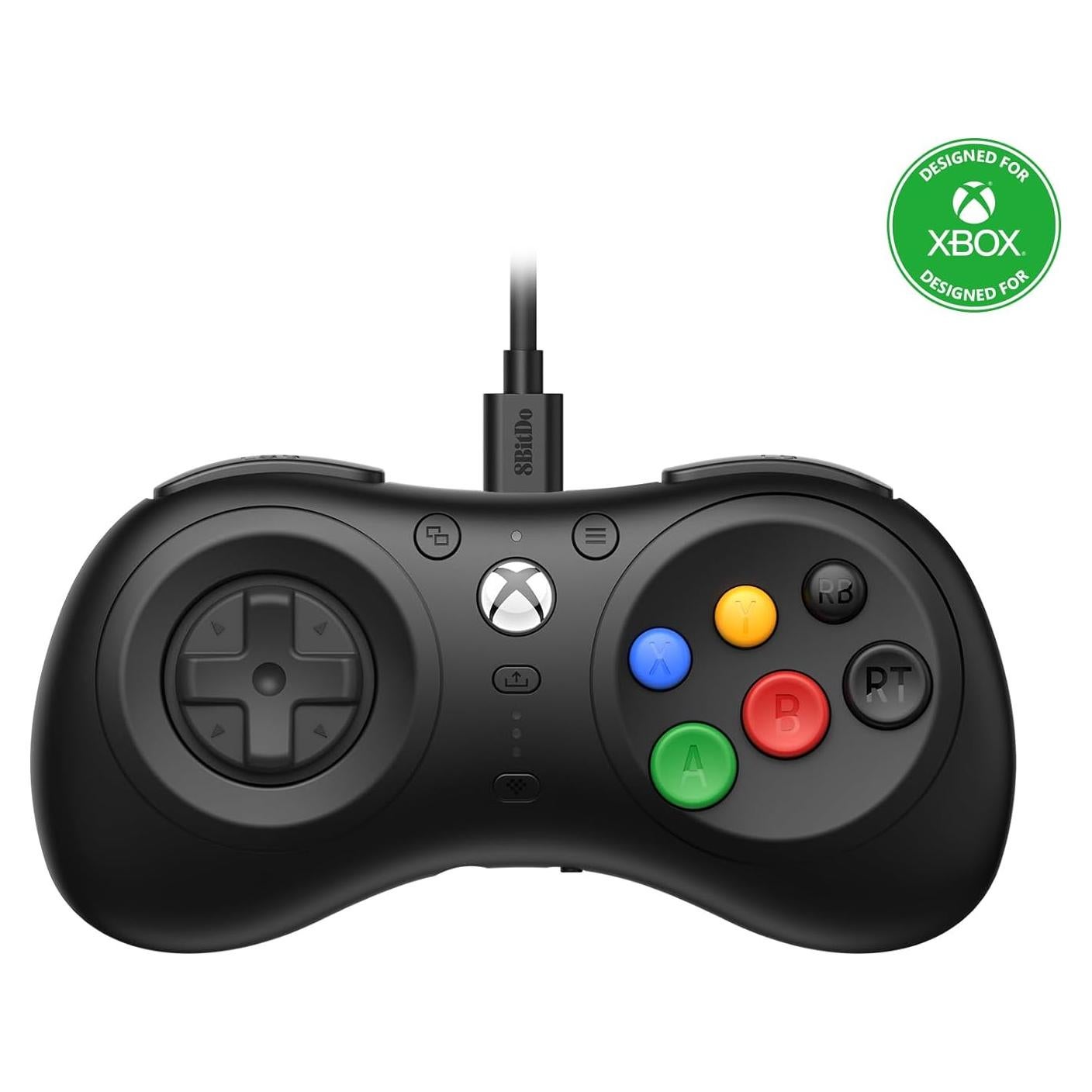 Controlador con cable 8Bitdo M30 para Xbox y Windows - Licencia oficial