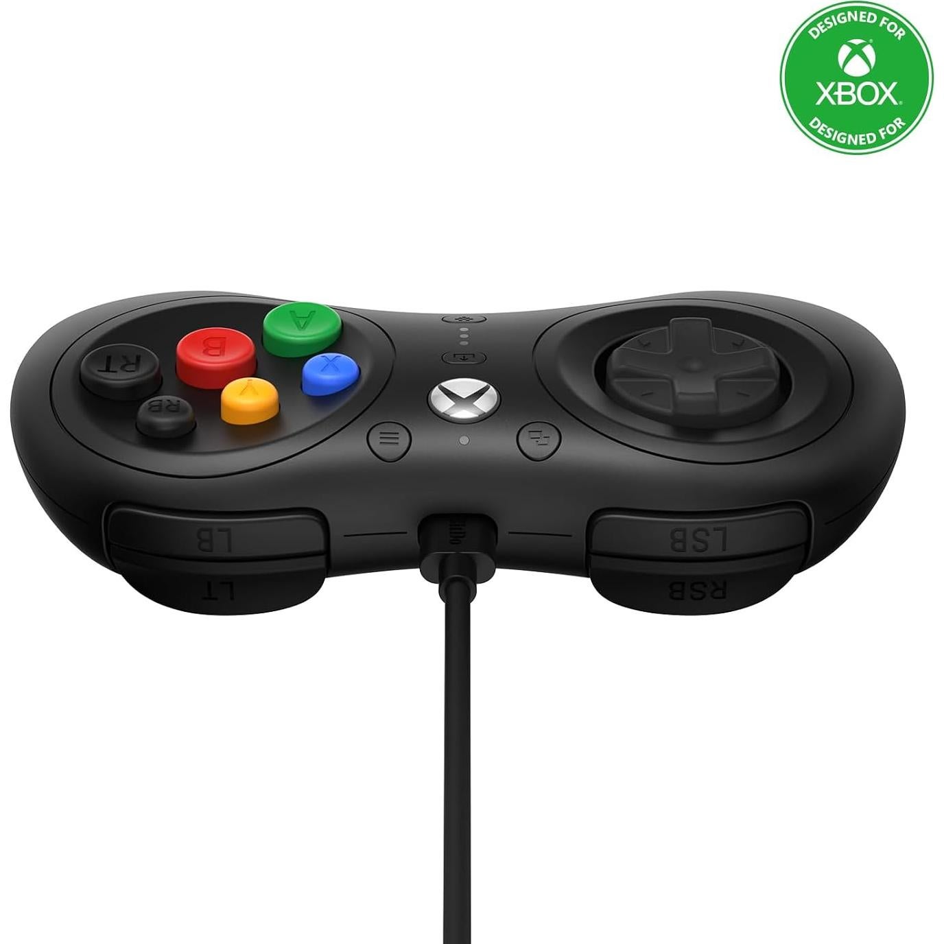 Controlador con cable 8Bitdo M30 para Xbox y Windows - Licencia oficial