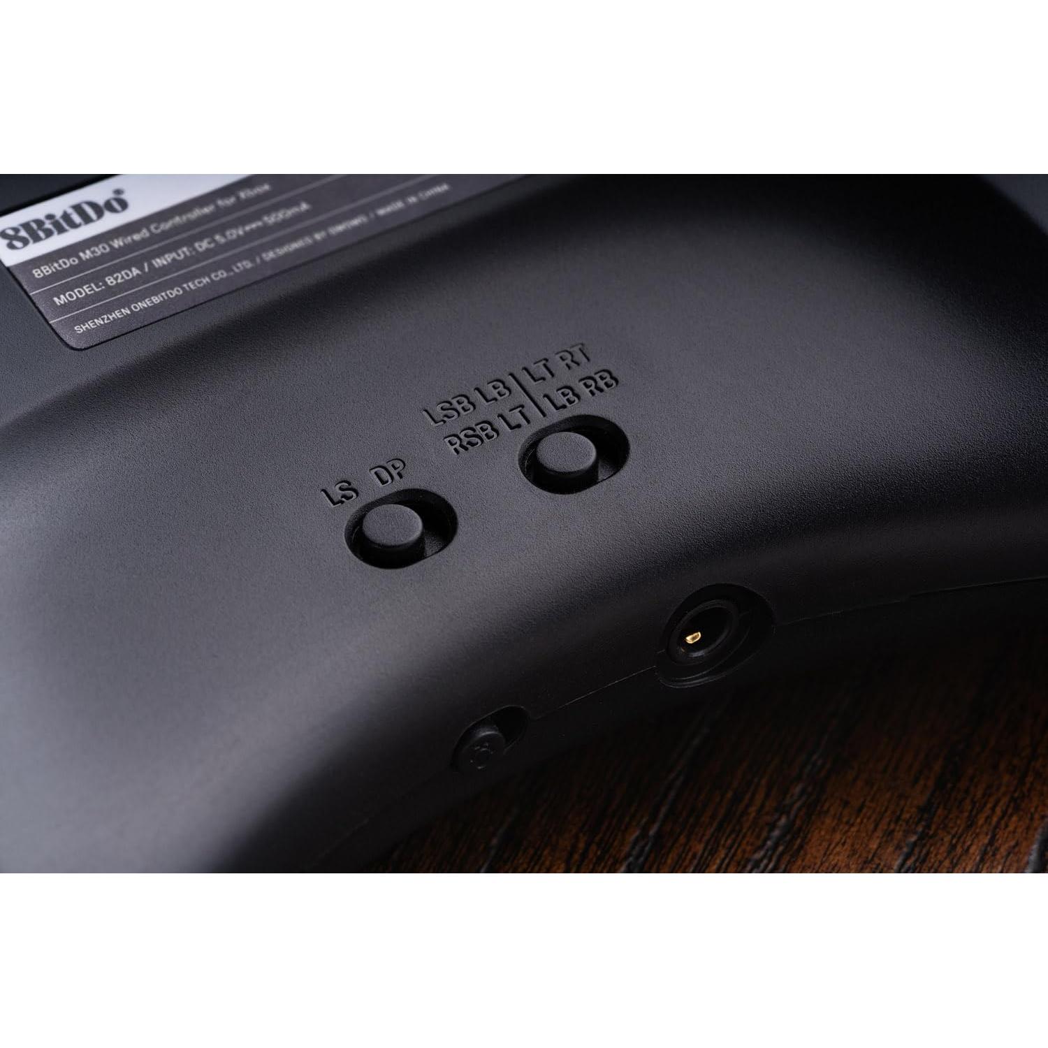 Controlador con cable 8Bitdo M30 para Xbox y Windows - Licencia oficial