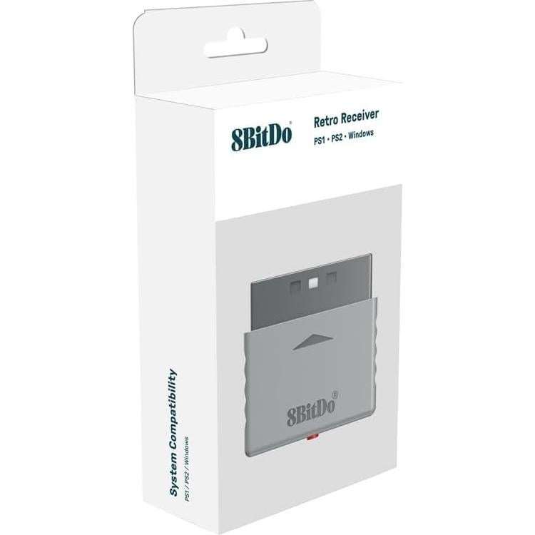 Adaptador Retro Bluetooth 8Bitdo para PS1/PS2/Windows - Compatible PS4/PS5/Xbox