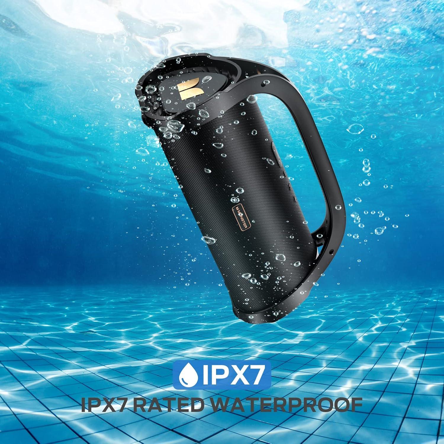 Altavoz Bluetooth Monster Adventurer Max 100W Impermeable IPX7