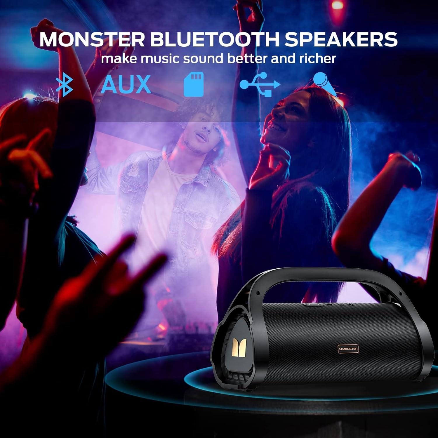 Altavoz Bluetooth Monster Adventurer Max 100W Impermeable IPX7