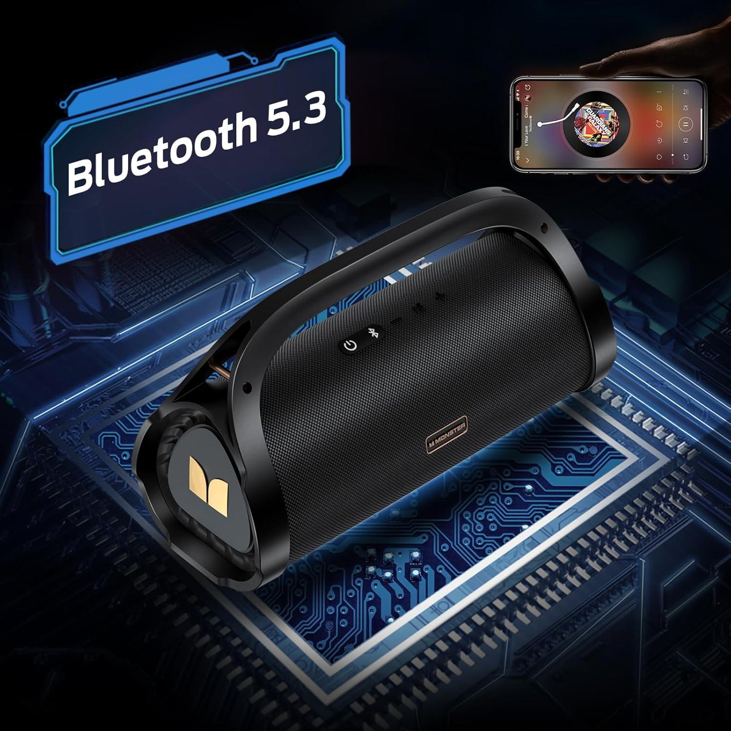 Altavoz Bluetooth Monster Adventurer Max 100W Impermeable IPX7