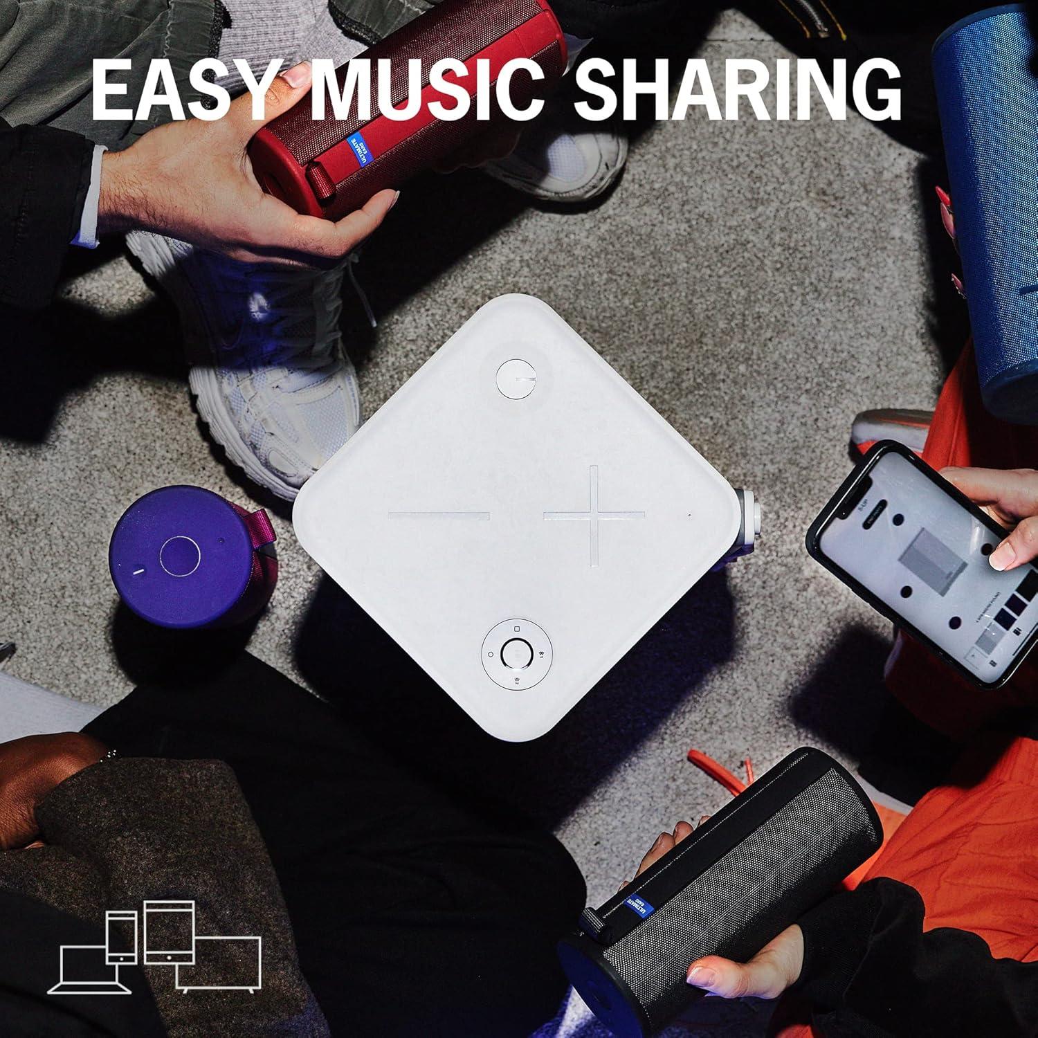 Altavoz Inalámbrico Ultimate Ears Hyperboom Blanco con Funda