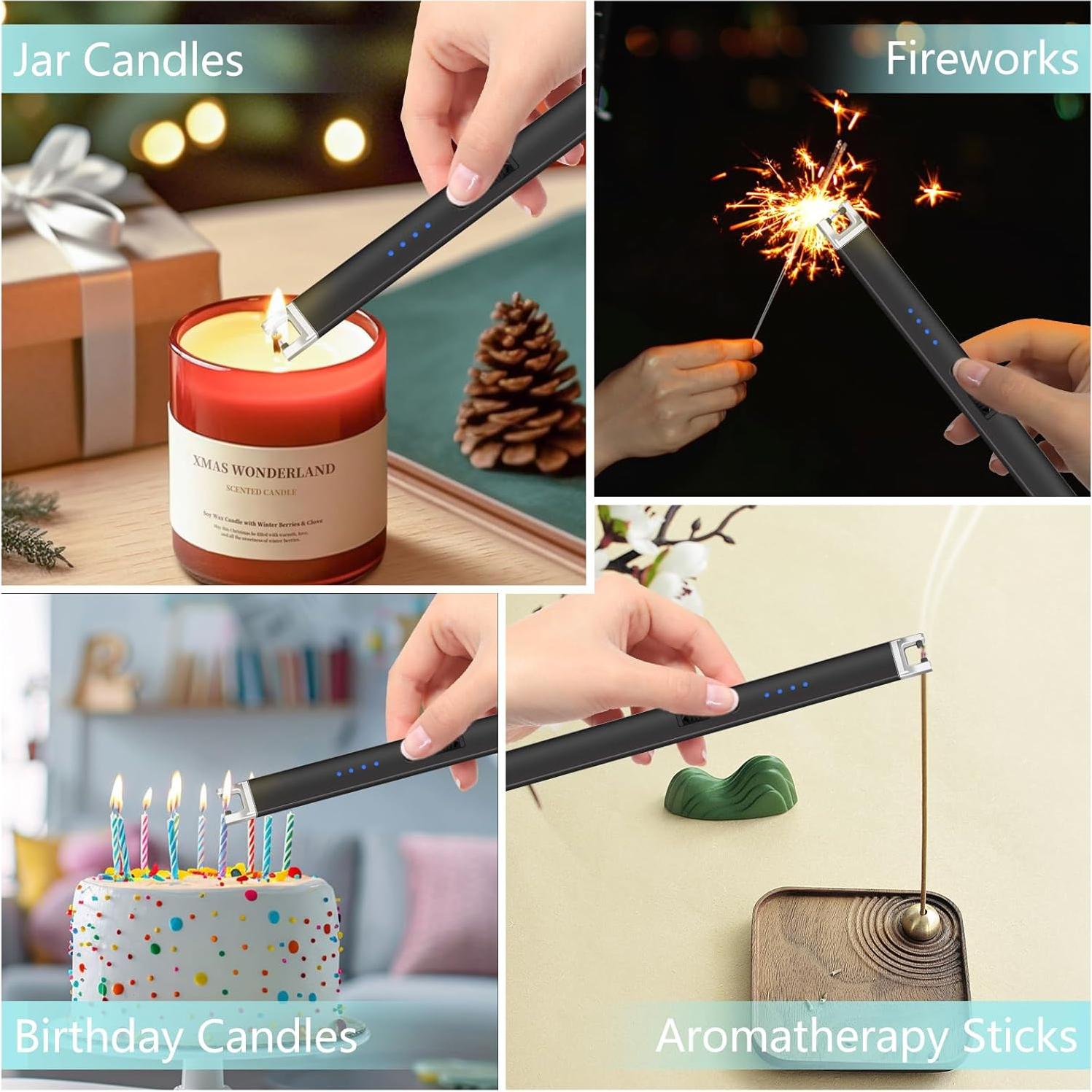 Encendedor Eléctrico Koulate Recargable con Luz LED y Seguridad