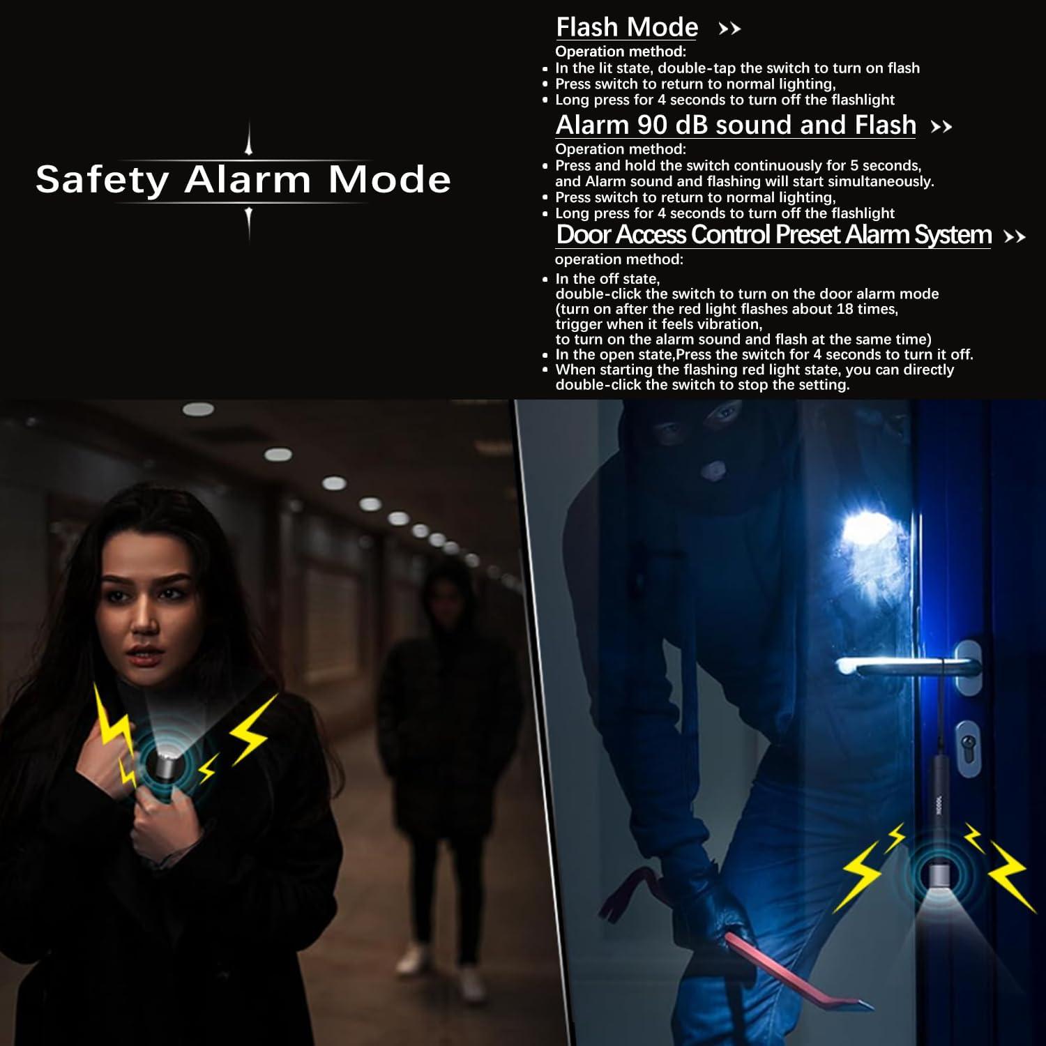 Linterna Táctica LED Recargable EXQSERAMC 500 Lúmenes 150m