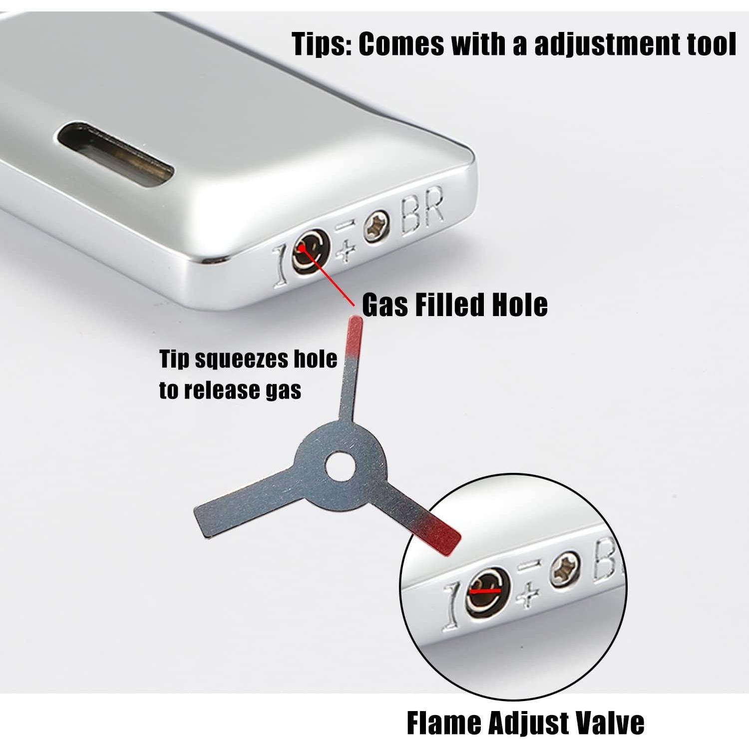 Encendedores Mini Antorcha Butano Futlidys - Doble Llama Ajustable, 2 Unidades