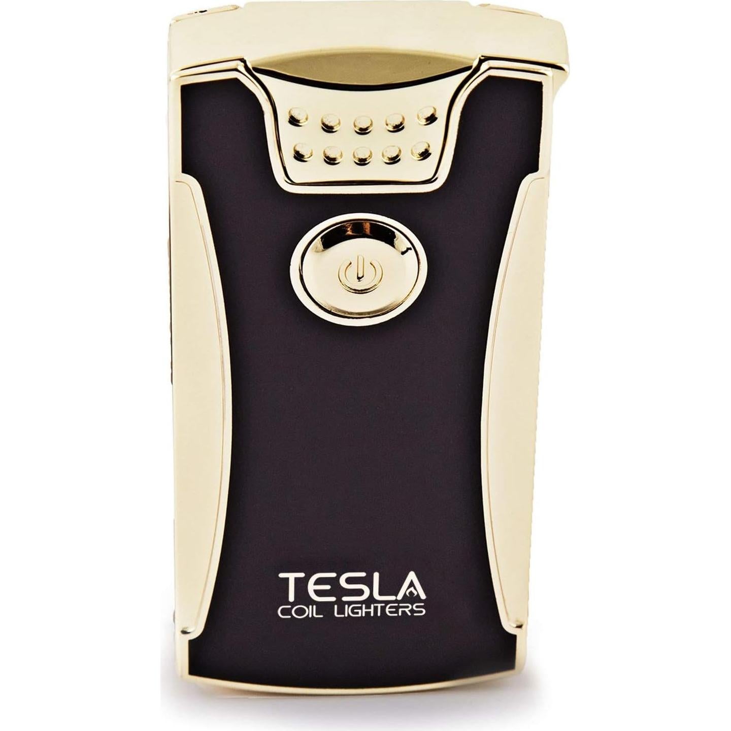 Encendedor Eléctrico Recargable Tesla Coil Lighters Oro
