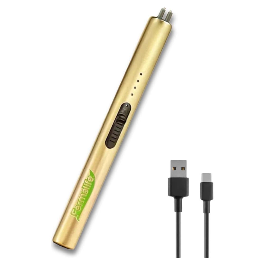 Encendedor Eléctrico FERMALIFE Recargable USB a Prueba de Viento