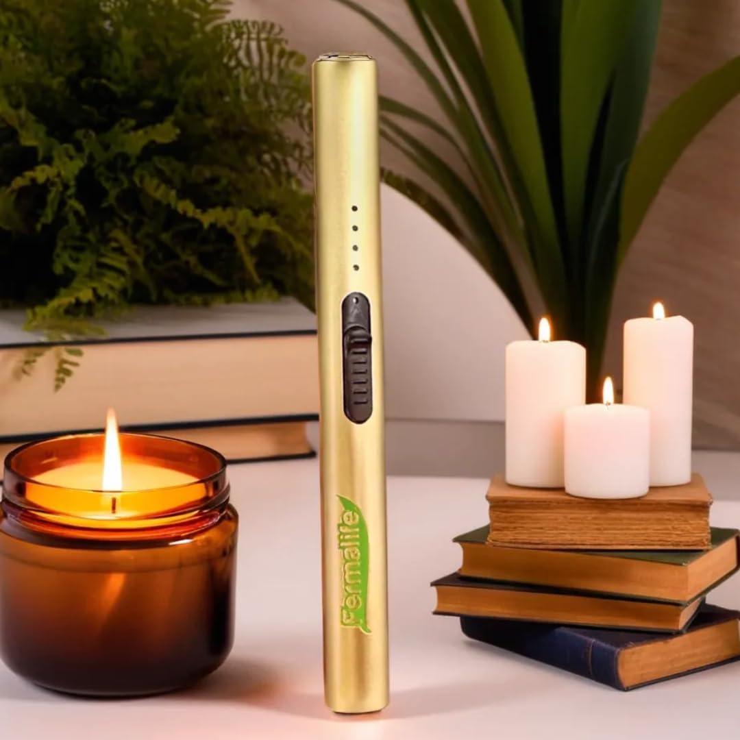 Encendedor Eléctrico FERMALIFE Recargable USB a Prueba de Viento