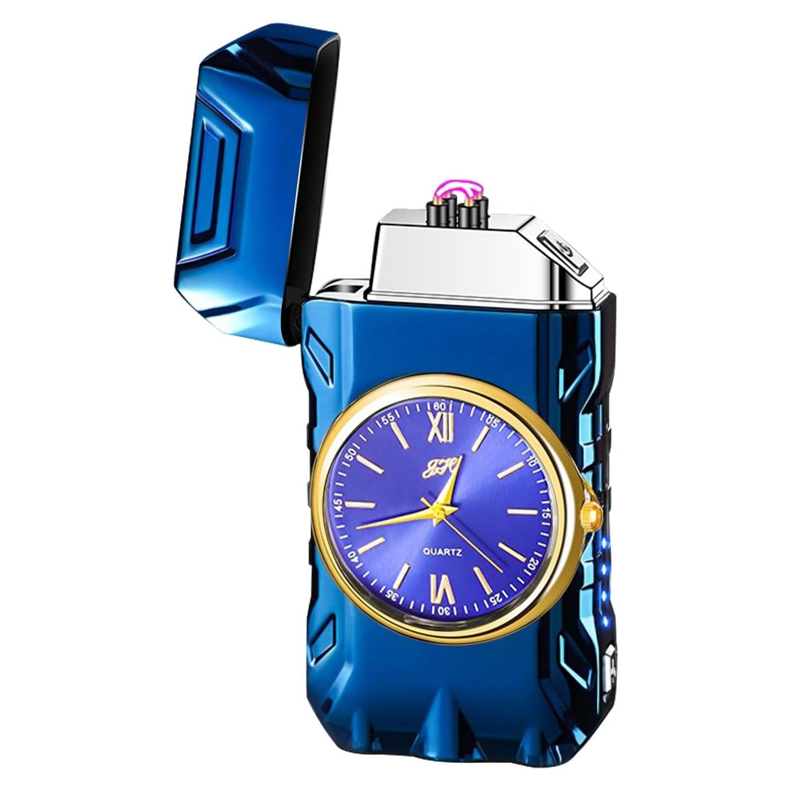 Encendedor Multifuncional TIKIUKI Azul Recargable USB Plasma