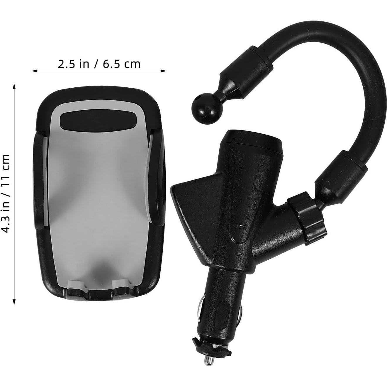 Soporte para Teléfono Veemoon + Cargador de Coche Dual USB