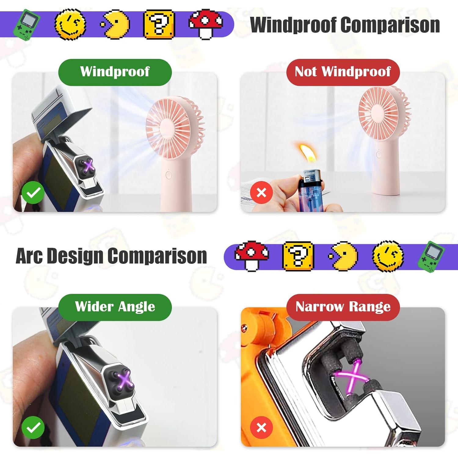 Encendedor Eléctrico Recargable BAJISA - Plasma a Prueba de Viento