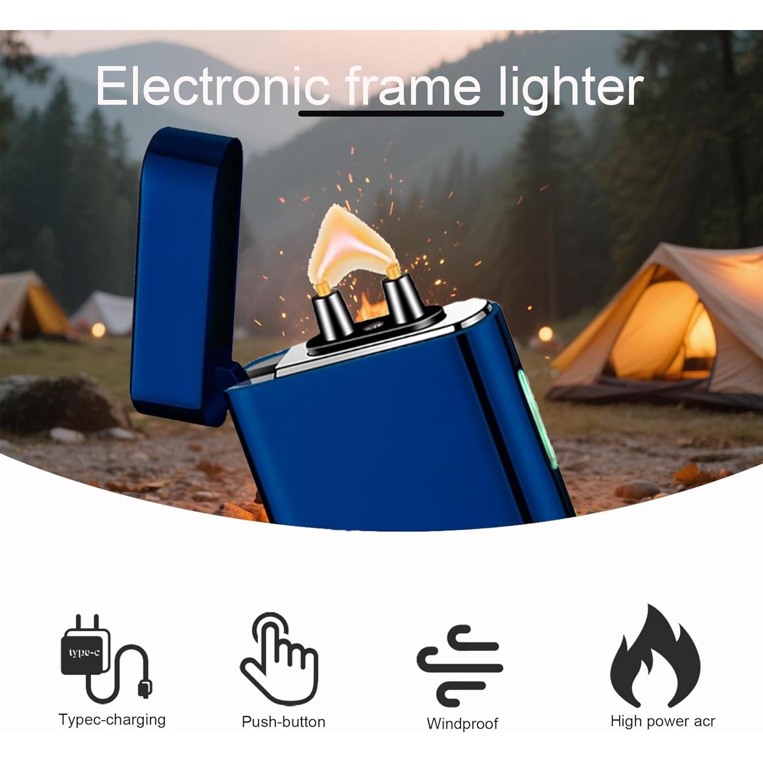 Encendedor Eléctrico Recargable Yaninkle con Llama Grande y USB