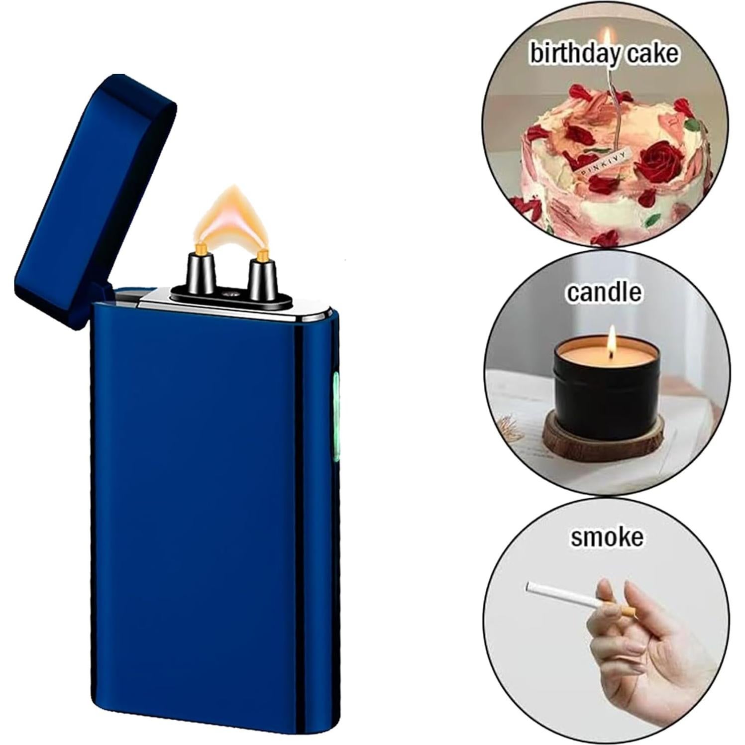 Encendedor Eléctrico Recargable Yaninkle con Llama Grande y USB