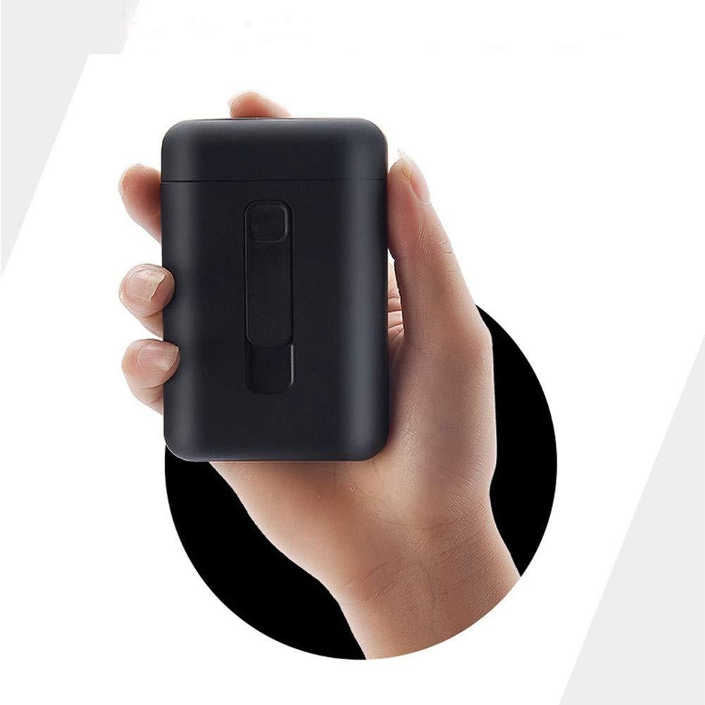 Estuche para Cigarrillos con Encendedor Eléctrico USB 2 en 1 Negro