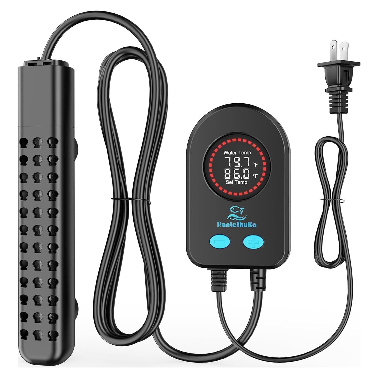 Calentador de Acuario Sumergible 300W HanLeShuKa con Seguridad