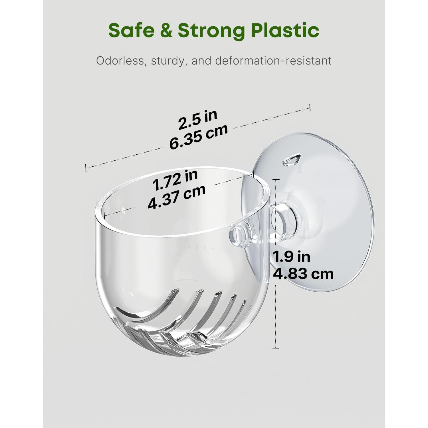 Soporte de Planta para Acuario Pawfly - 4 Pcs, Transparente