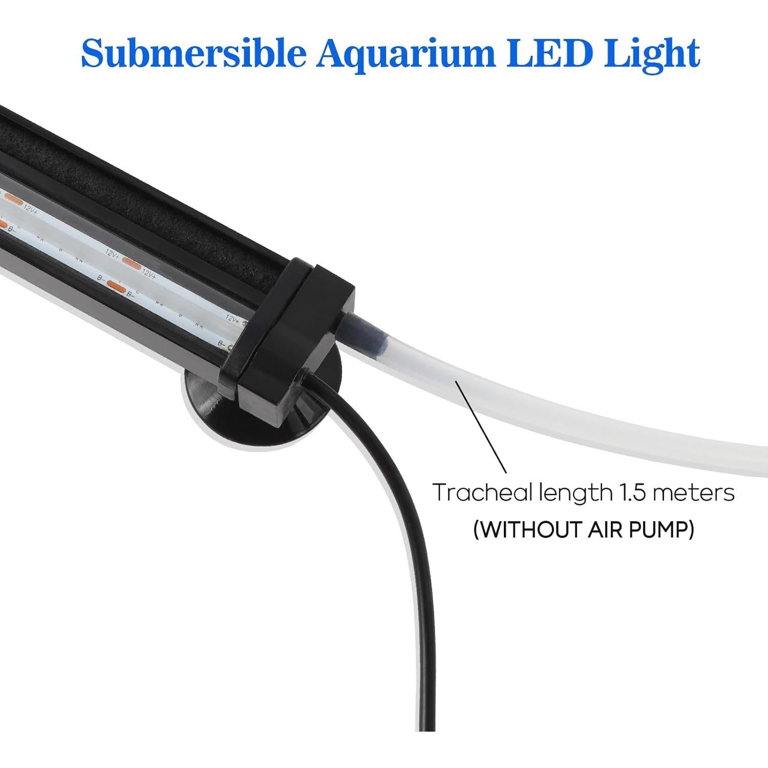Luz de Burbujeador Acuario SZMiNiLED 2-en-1 RGB Control Remoto