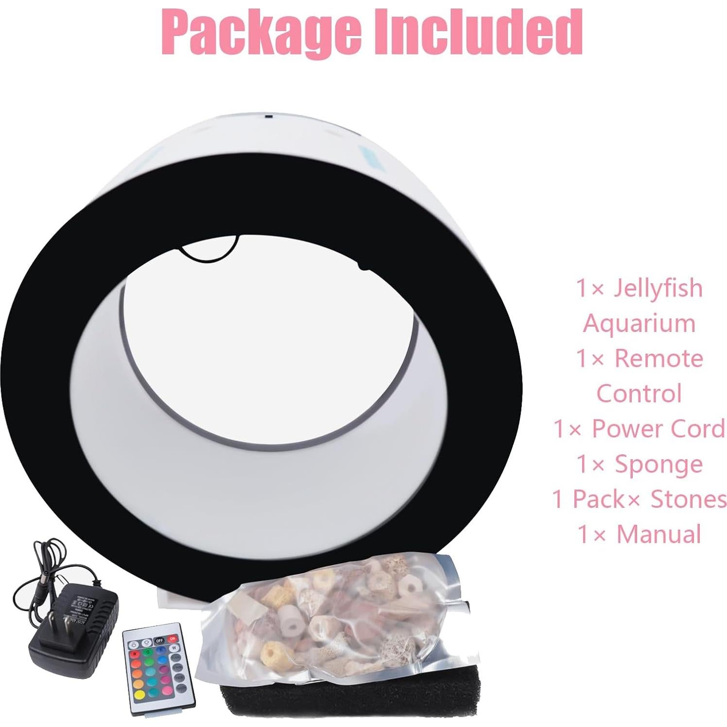 Acuario de Medusas 18L MOQNISE con Control Remoto y Filtración