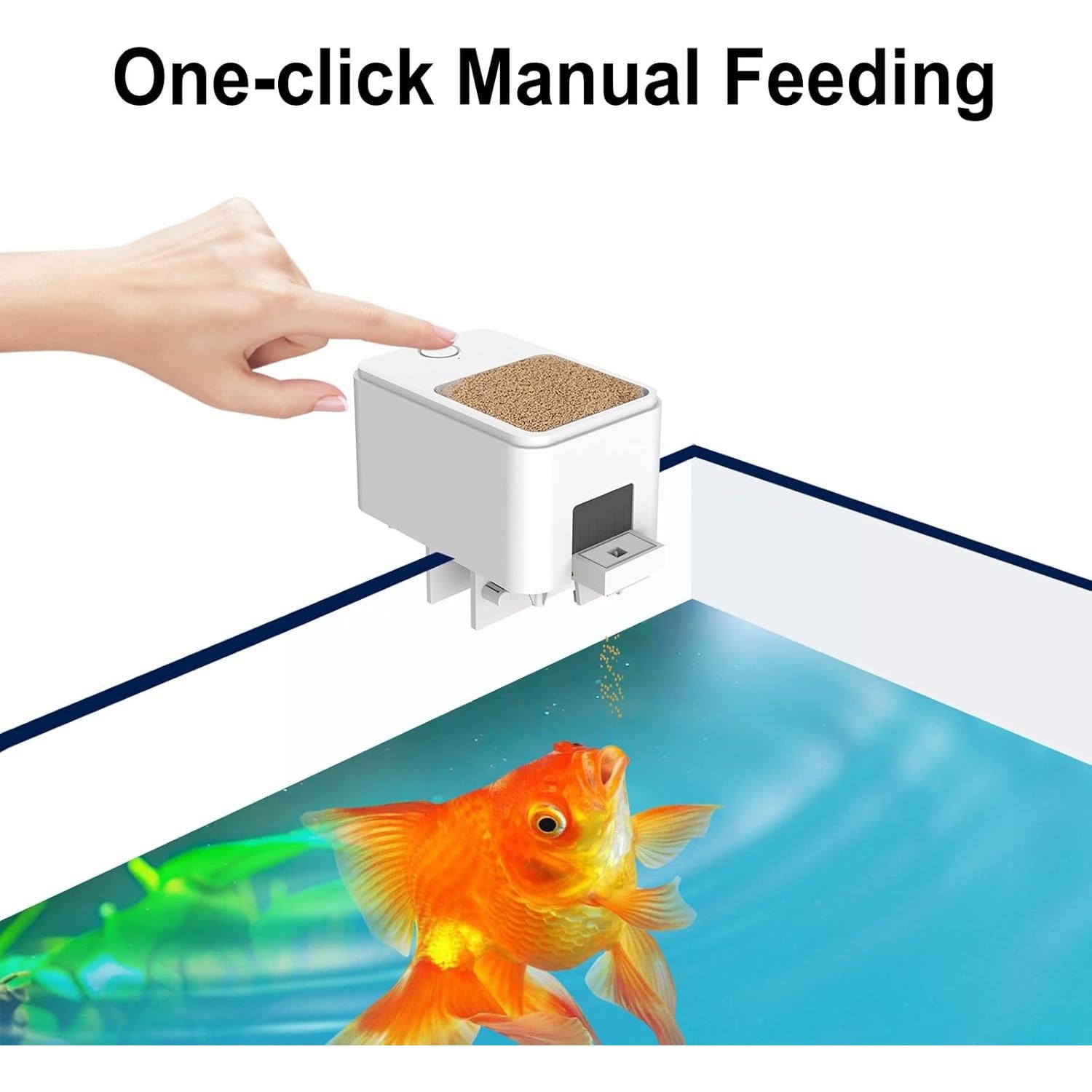 Comedero Automático WiFi VSON para Peces 450ml USB