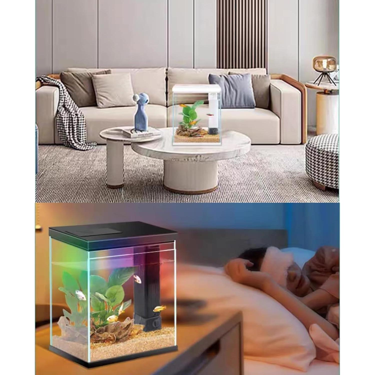 Kit Acuario Betta Pronetcus 7.57L con Calentador y Filtro