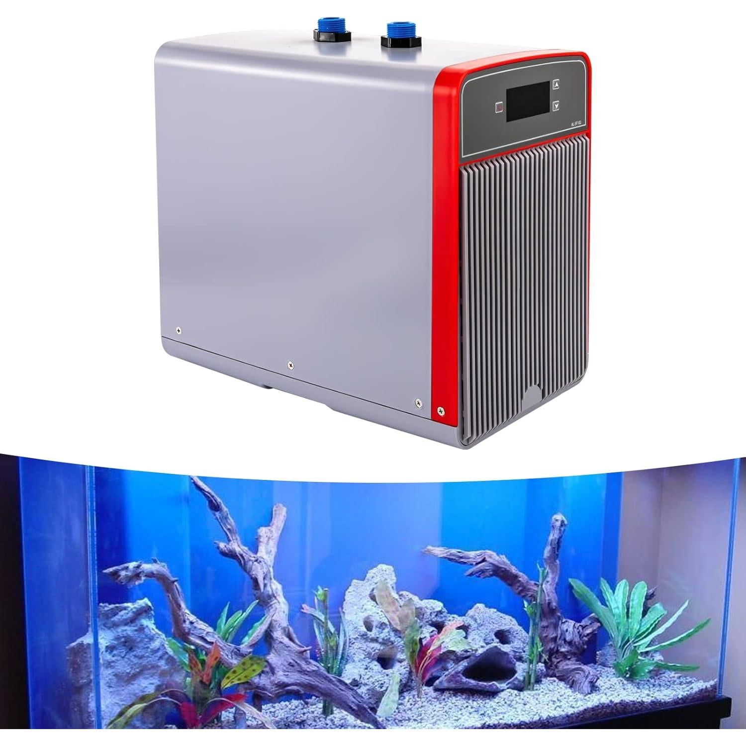 Enfriador de Agua para Acuario QUEWATSA 42 Galones 1/10 HP