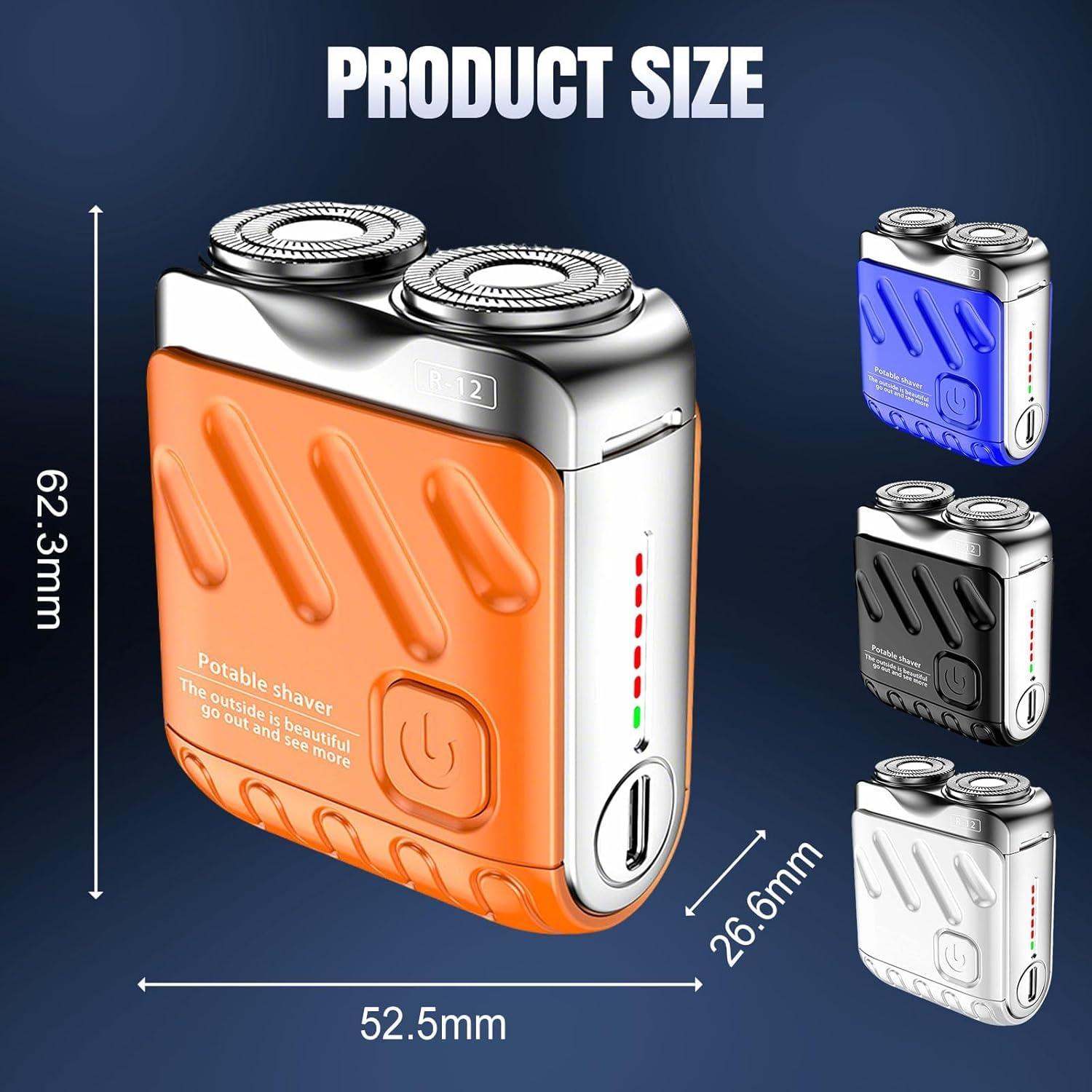 Afeitadora Eléctrica Portátil EYDHCN Azul IPX7 Húmedo/Seco