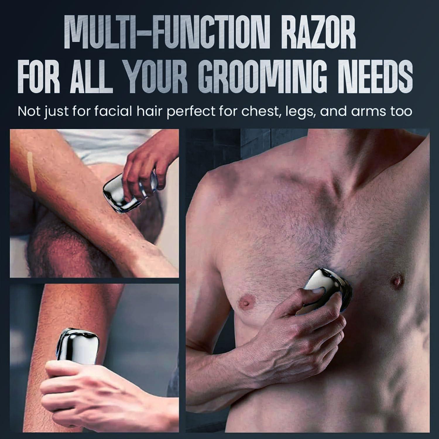 Afeitadora Eléctrica Portátil ZHENPIS Mini 4.6x6.5cm Negra