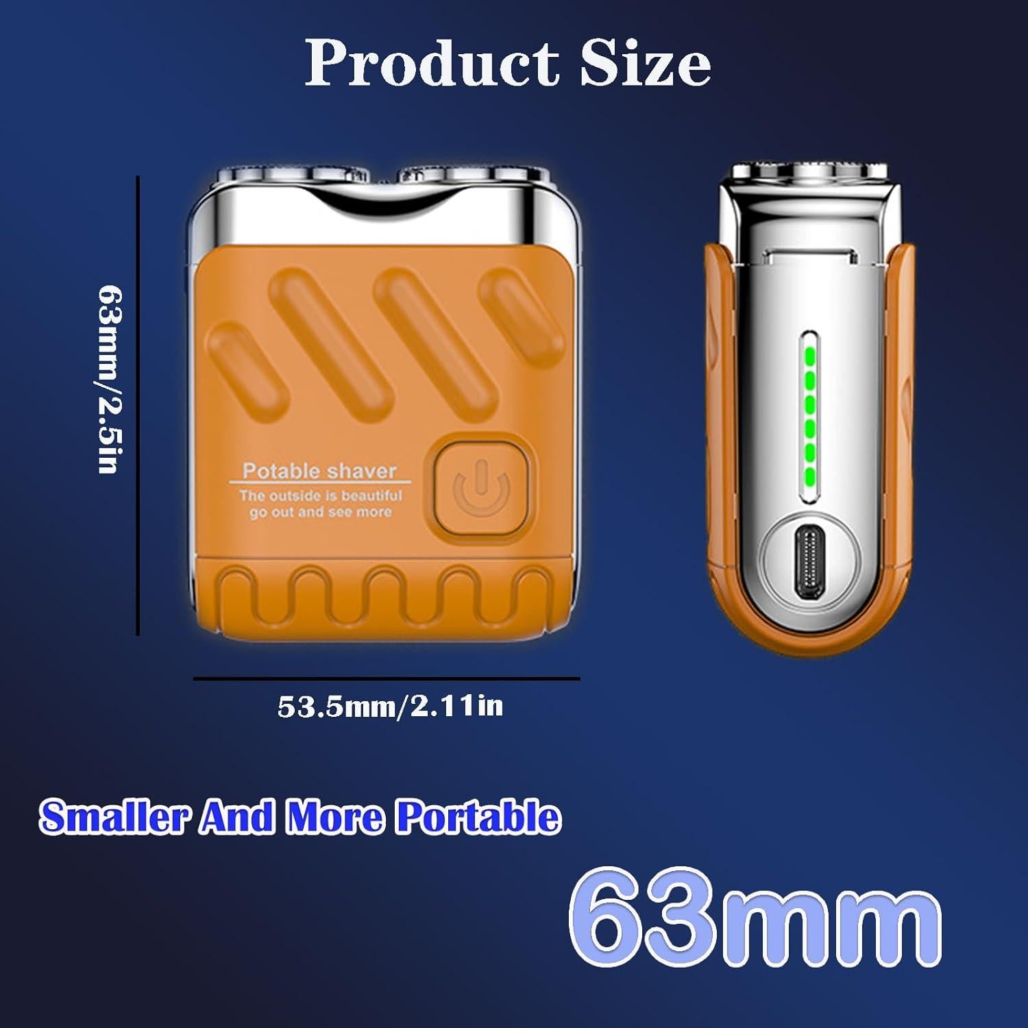 Afeitadora Eléctrica Mini Portátil EISNZLAN R-12 USB Blanca