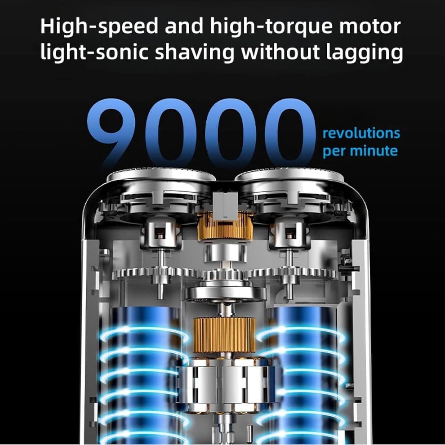 Afeitadora Eléctrica Mini Portátil EISNZLAN R-12 USB Blanca