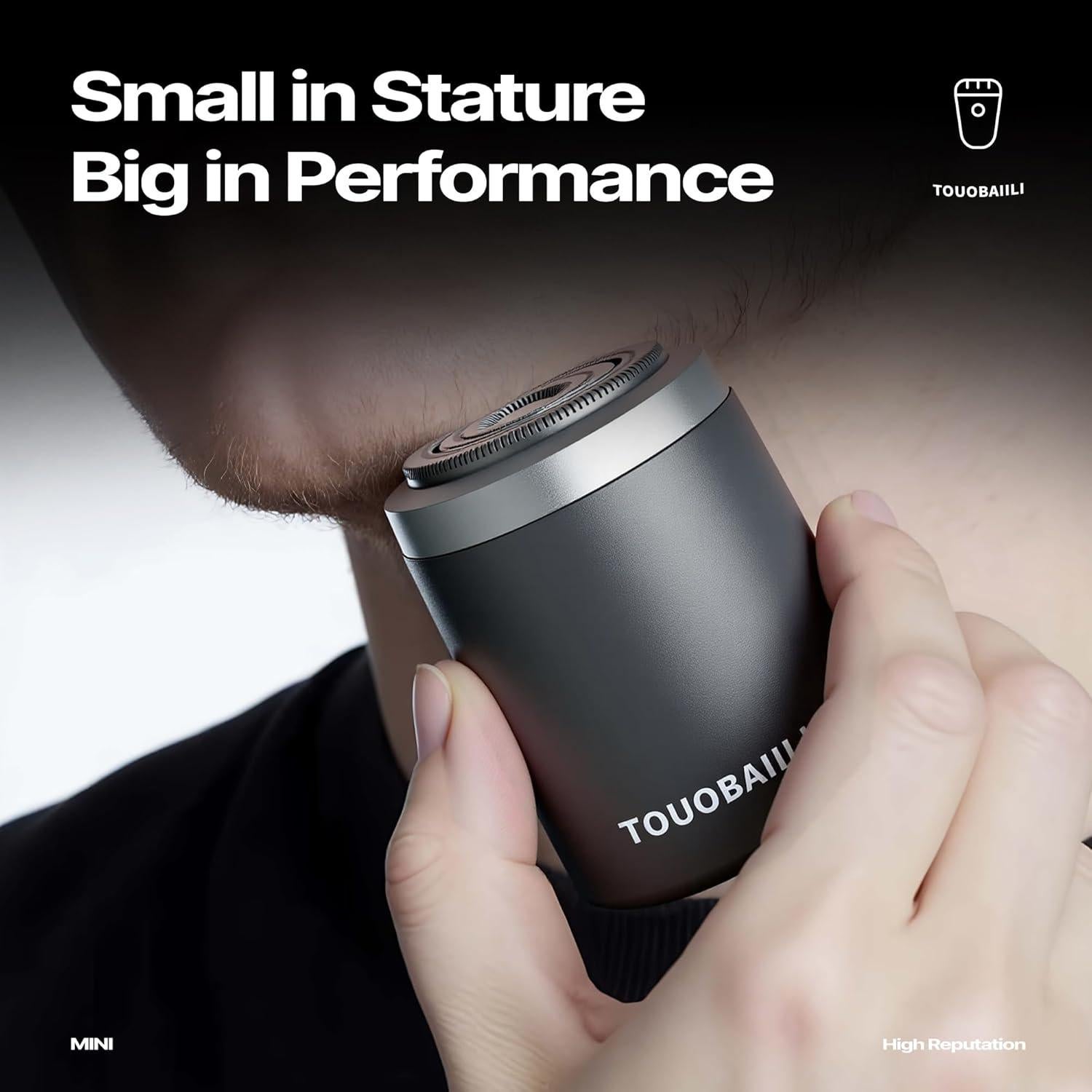Afeitadora eléctrica Touobaiili Mini T01 a prueba de agua IPX7