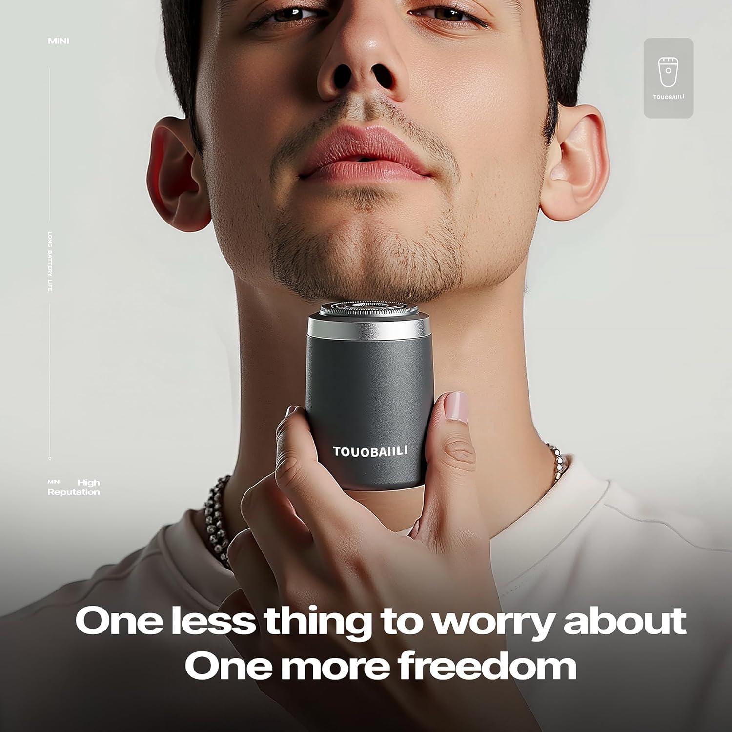 Afeitadora eléctrica Touobaiili Mini T01 a prueba de agua IPX7