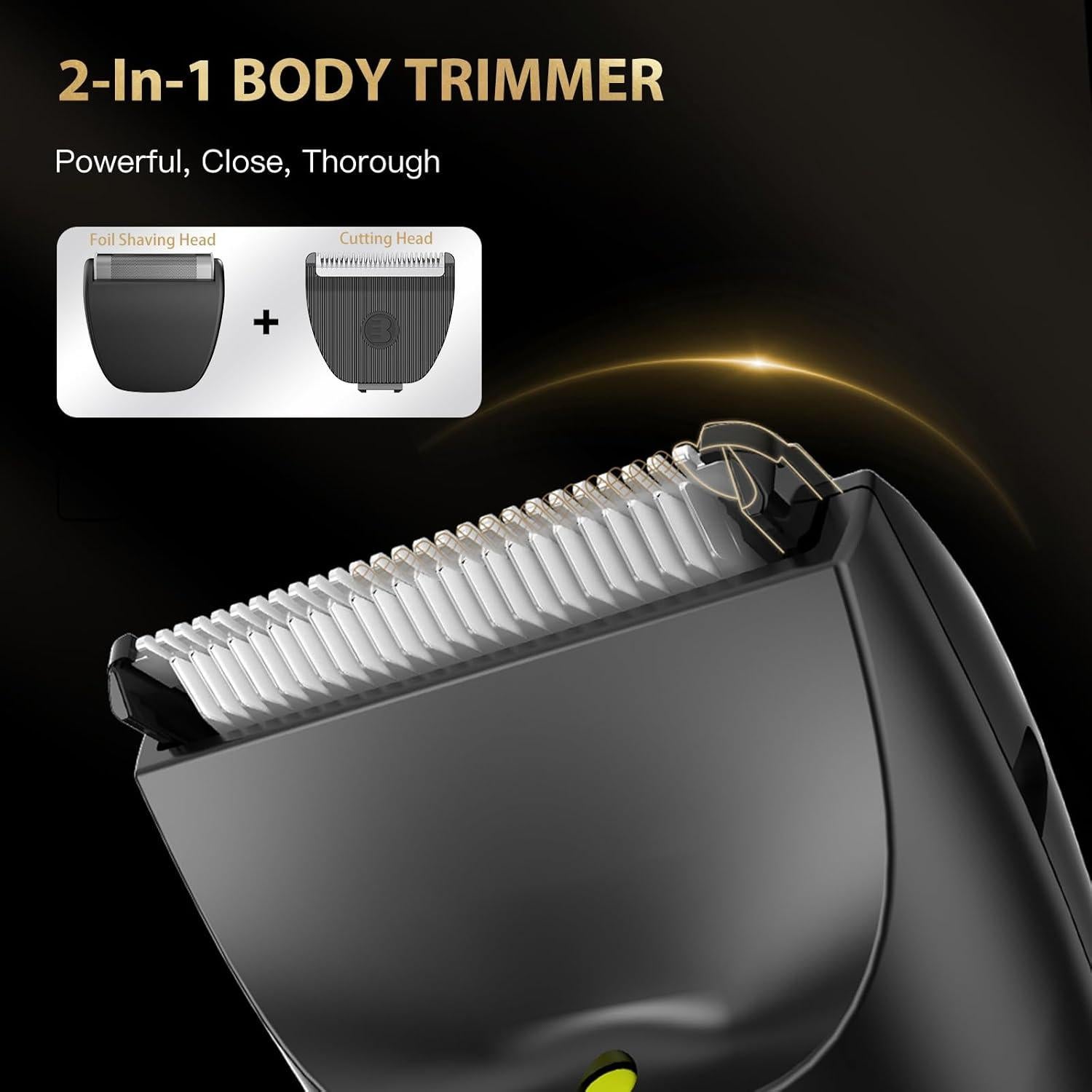 Recortadora de Vello Corporal 2 en 1 ENSSU con Luz LED