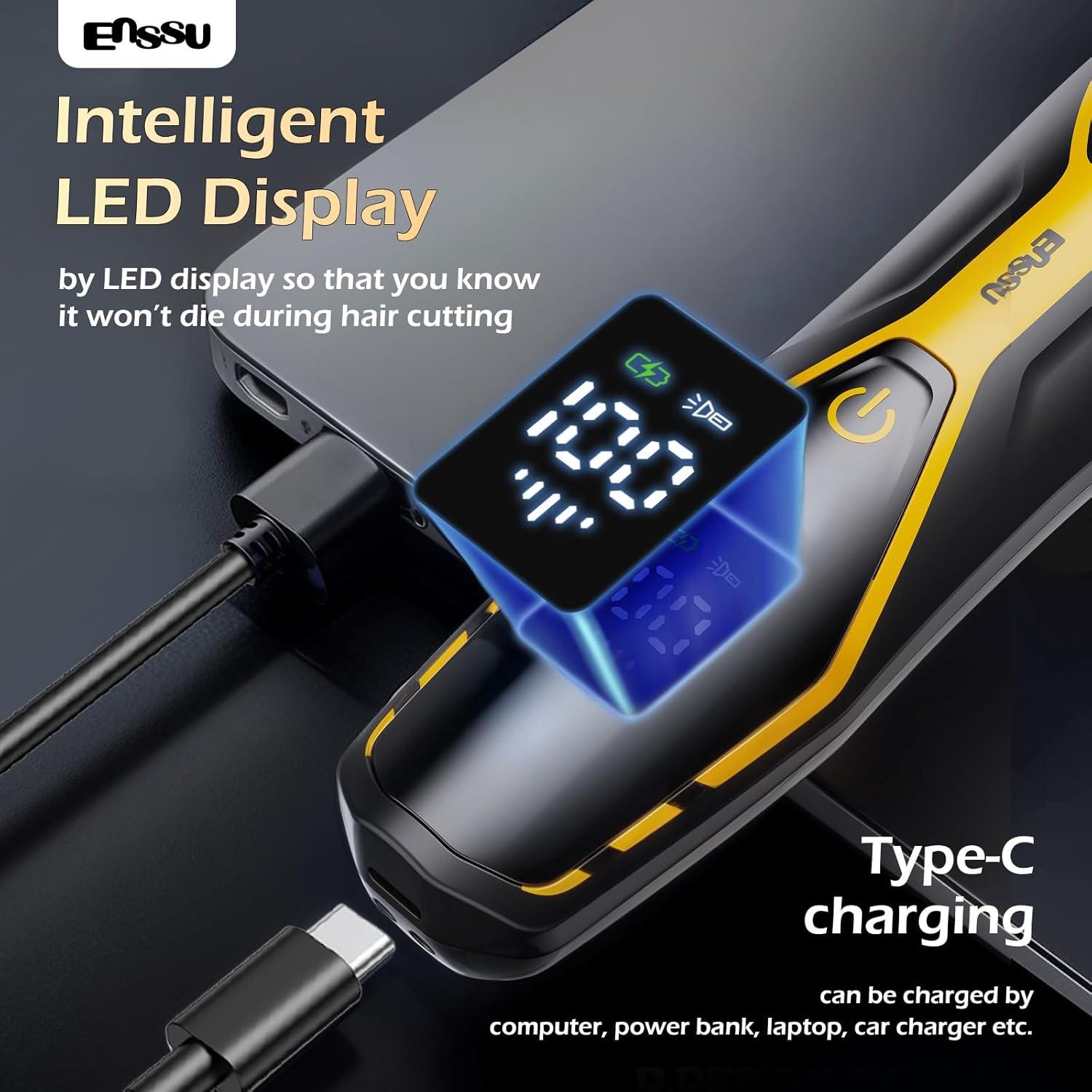 Recortadora de Vello Corporal ENSSU ES112BY IPX7 Cerámica