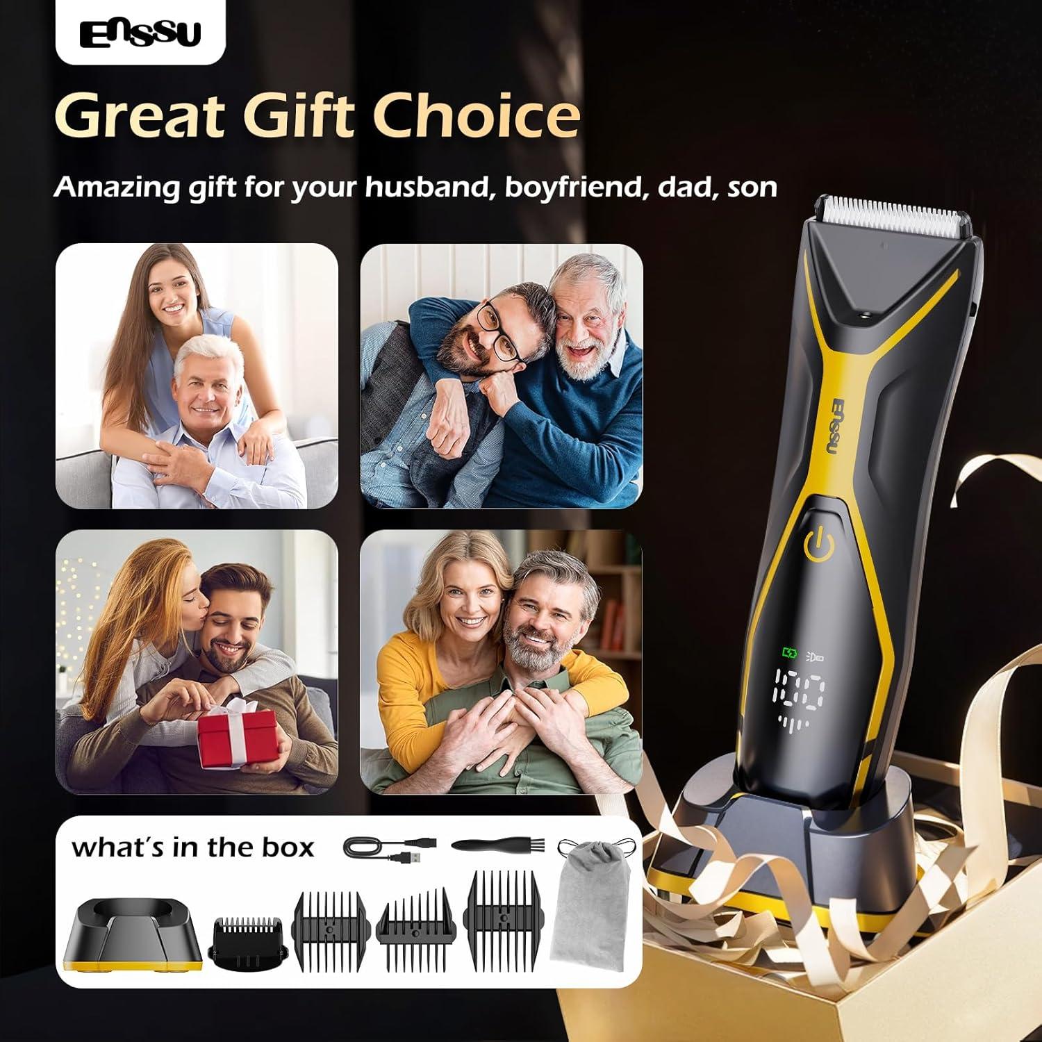 Recortadora de Vello Corporal ENSSU ES112BY IPX7 Cerámica