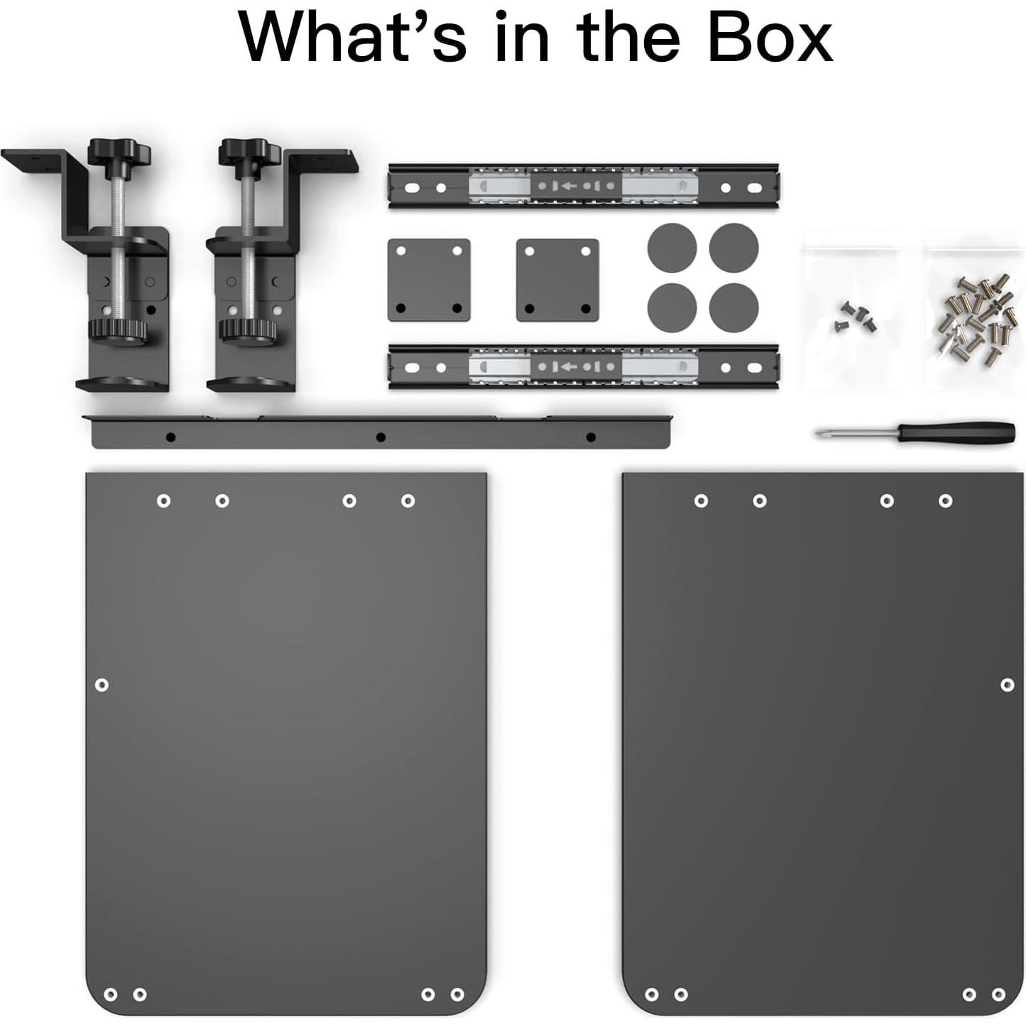 Bandeja de Teclado Ergonómica XTRIKE ME KBTR-001-BK Ajustable