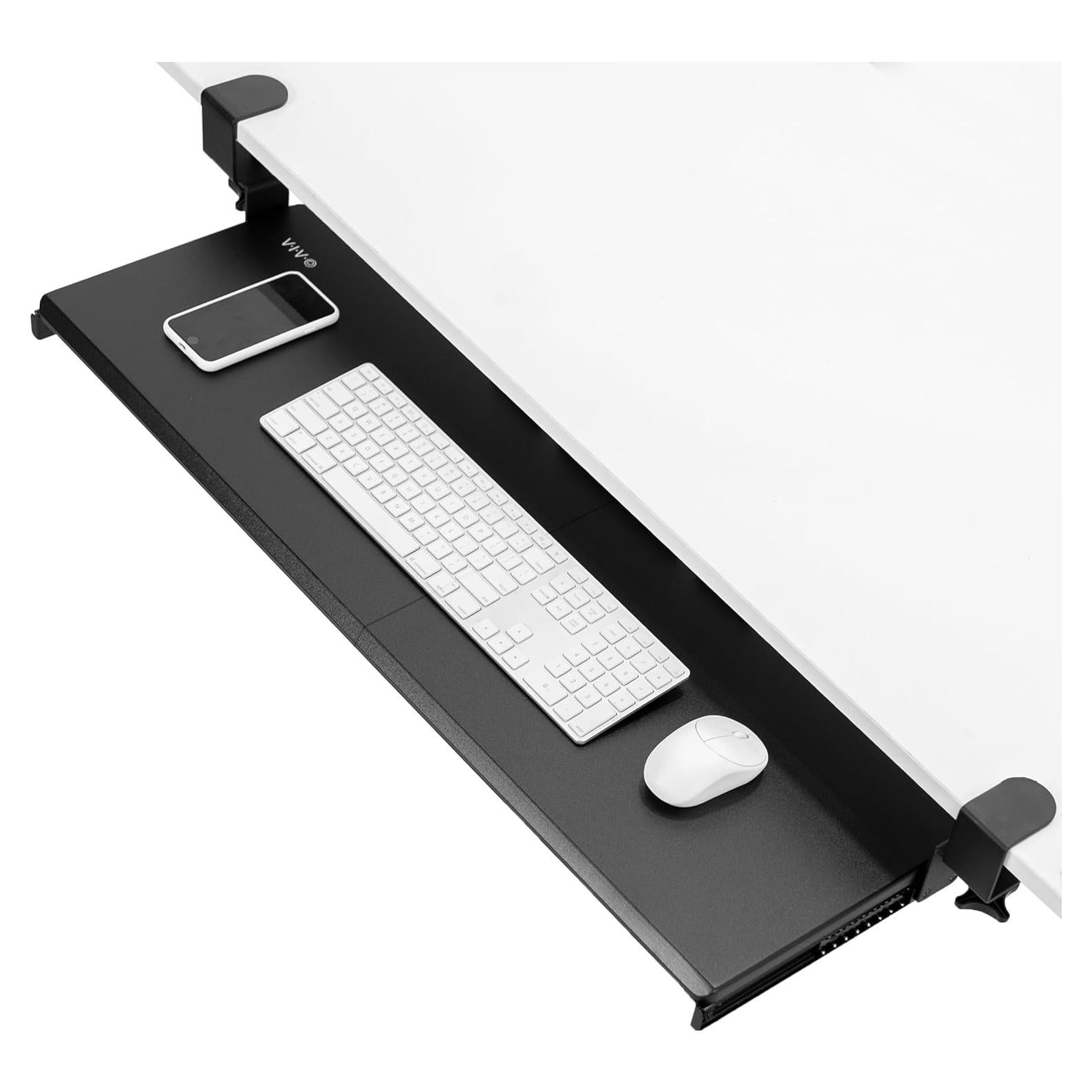 Bandeja deslizante para teclado VIVO MOUNT-KB15EB 86.36 cm negra