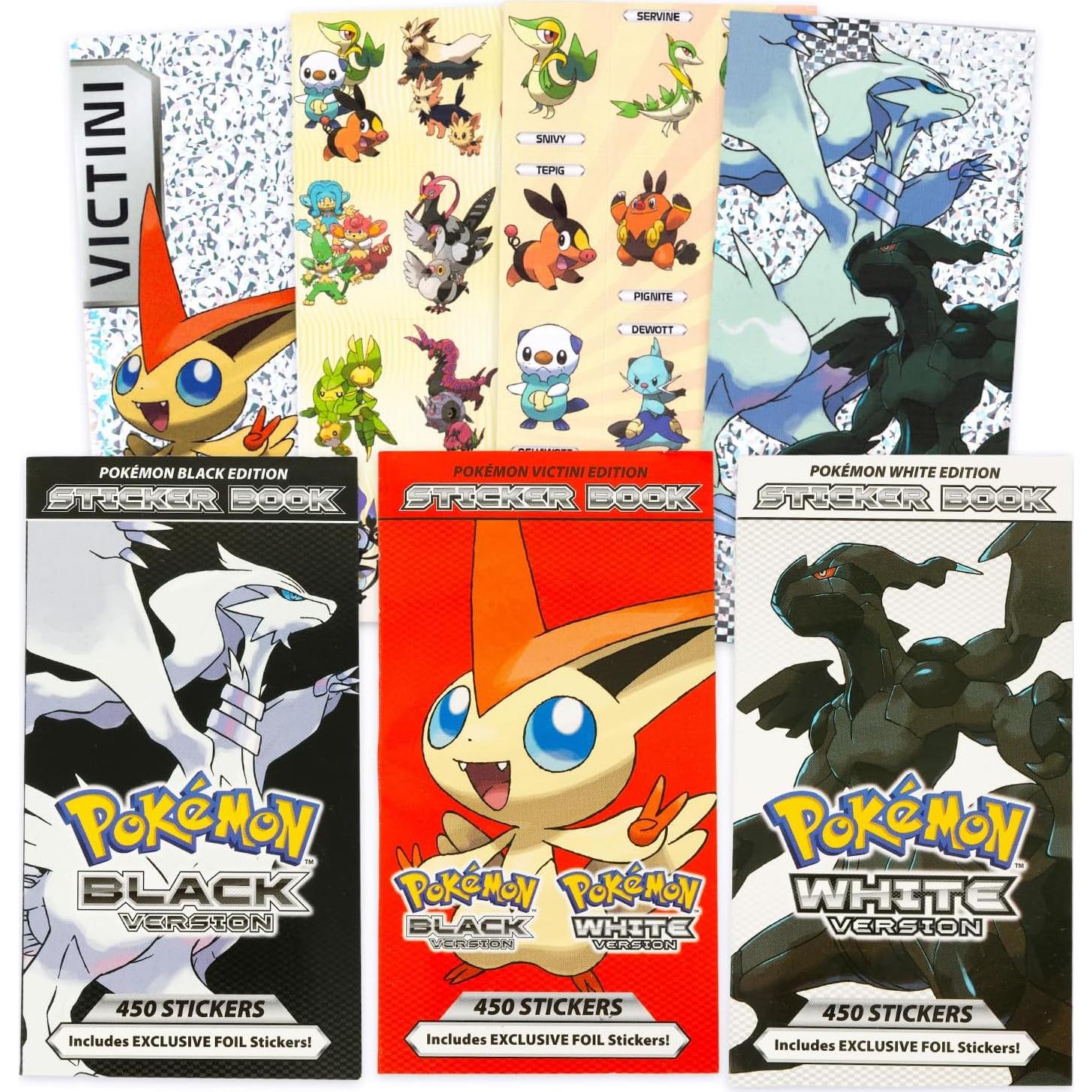 Conjunto de Stickers Pokemon a Granel - 3 Libros para Niños