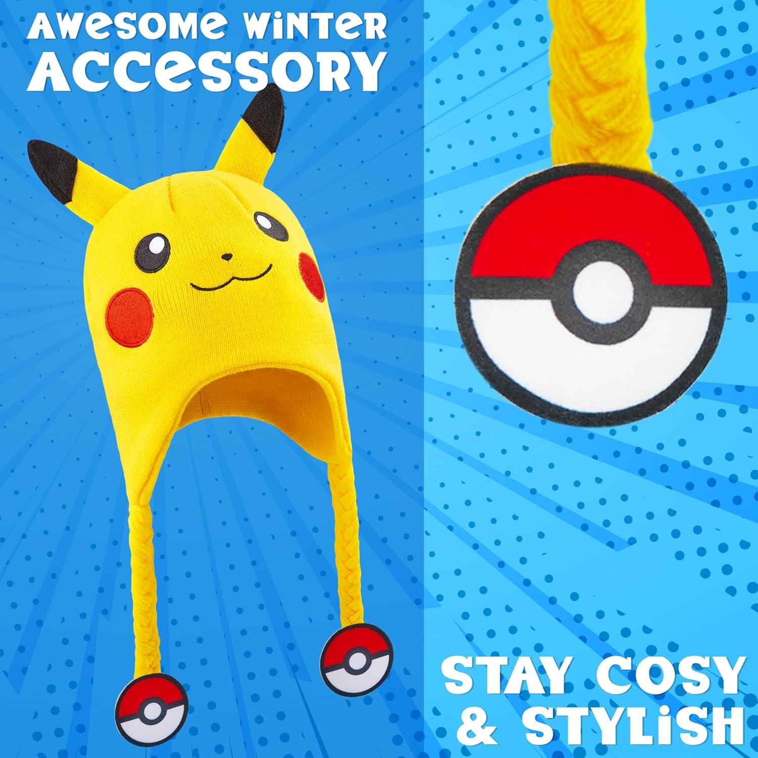 Gorro Beanie Pokemon para Niños Gengar Talla Única Amarillo